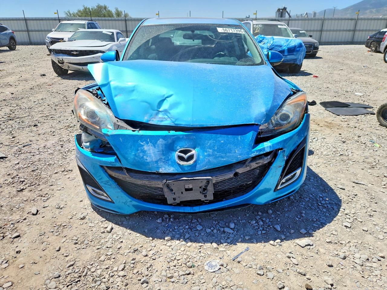 2010 Mazda 3 S Blue vin: JM1BL1H5XA1136797