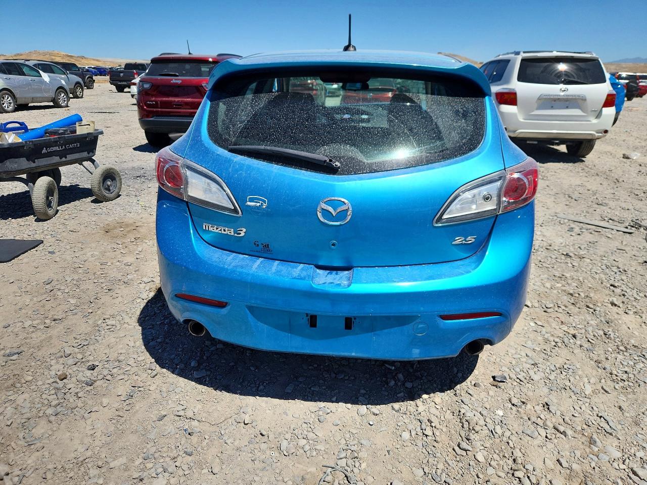 2010 Mazda 3 S Blue vin: JM1BL1H5XA1136797