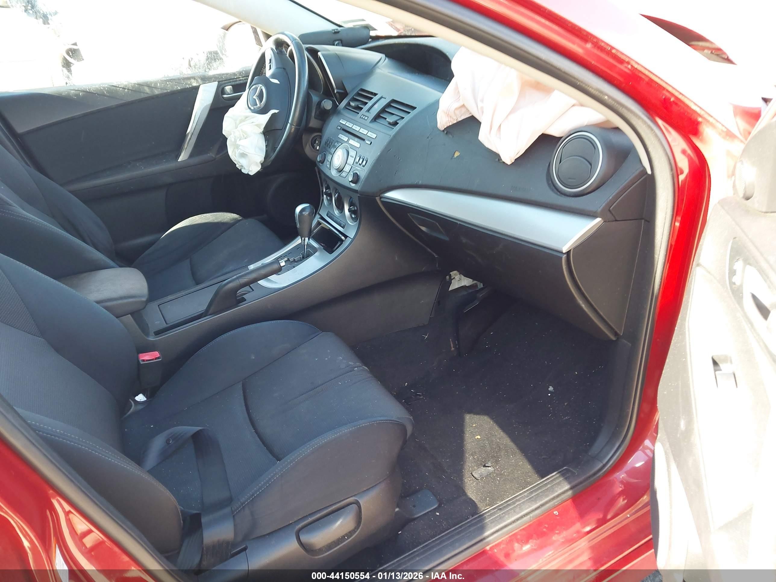 2010 Mazda Mazda3 S Sport Red vin: JM1BL1H5XA1139795