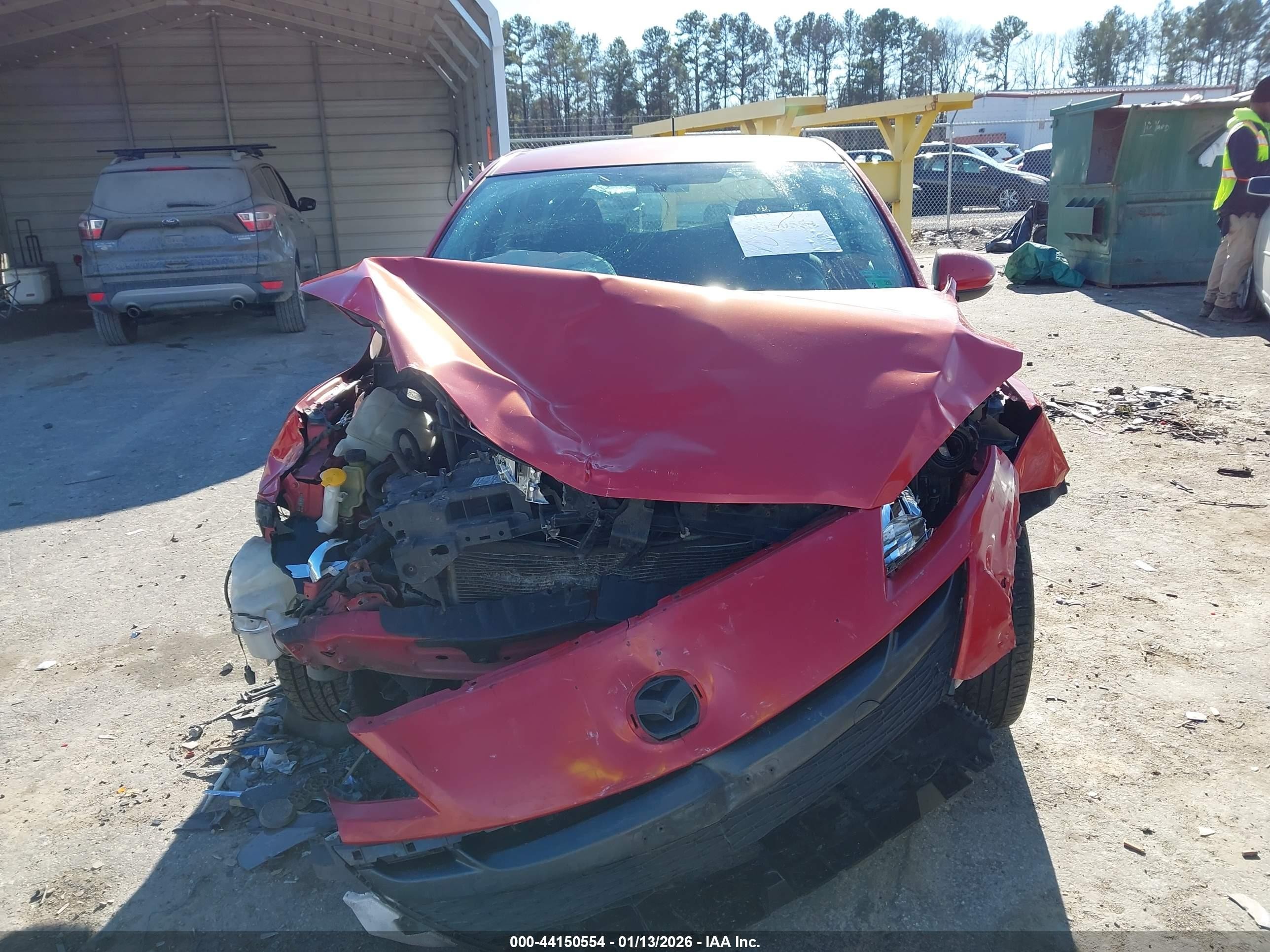 2010 Mazda Mazda3 S Sport Red vin: JM1BL1H5XA1139795