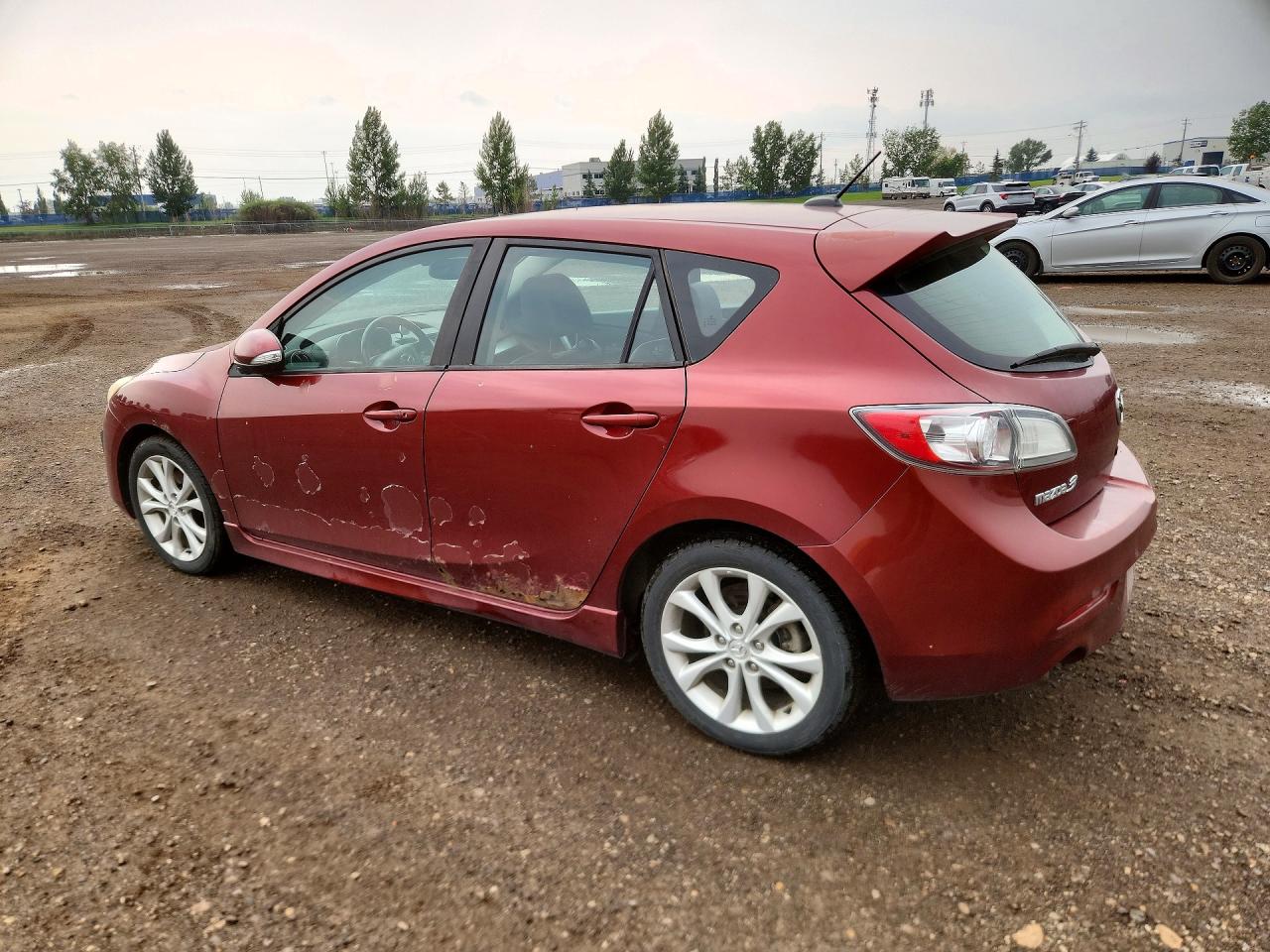 2010 Mazda 3 S Red vin: JM1BL1H5XA1330908