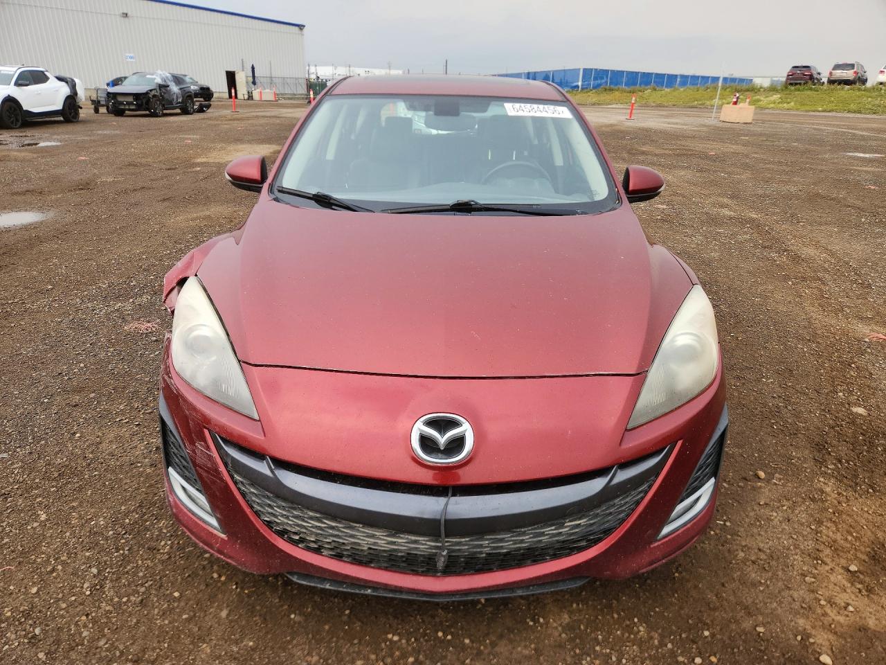 2010 Mazda 3 S Red vin: JM1BL1H5XA1330908