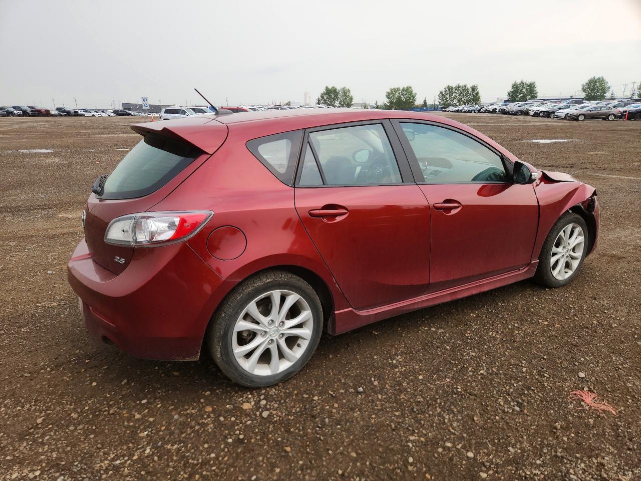 2010 Mazda 3 S Red vin: JM1BL1H5XA1330908