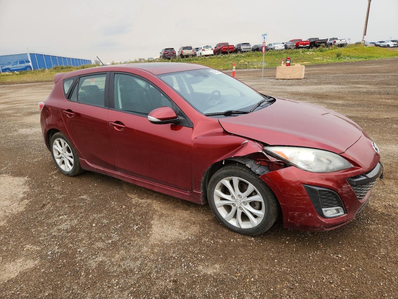2010 Mazda 3 S Red vin: JM1BL1H5XA1330908