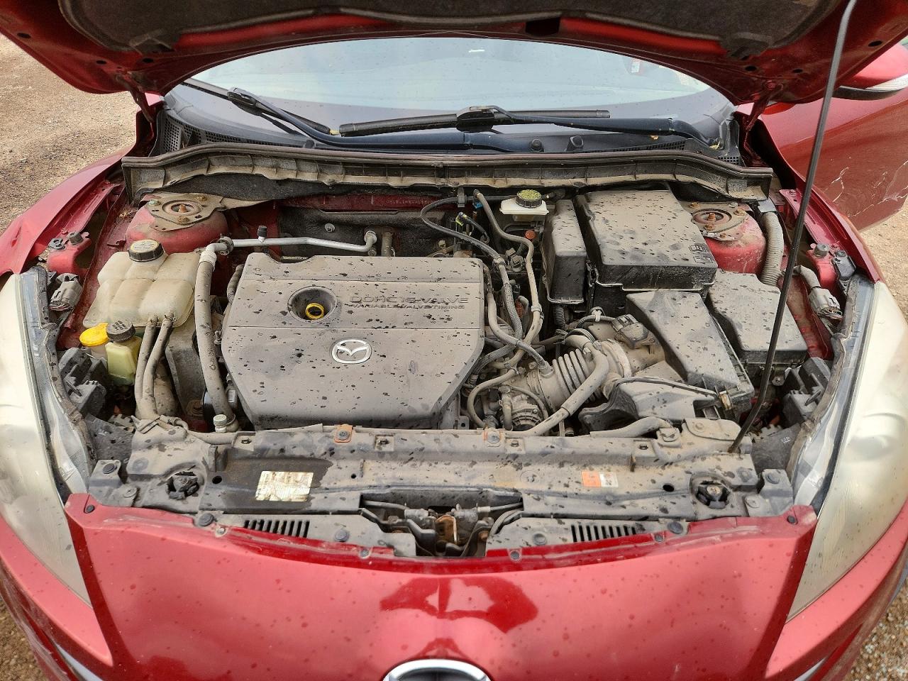2010 Mazda 3 S Red vin: JM1BL1H5XA1330908