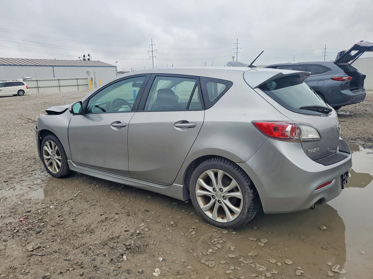 2010 Mazda 3 S Silver vin: JM1BL1H60A1112887