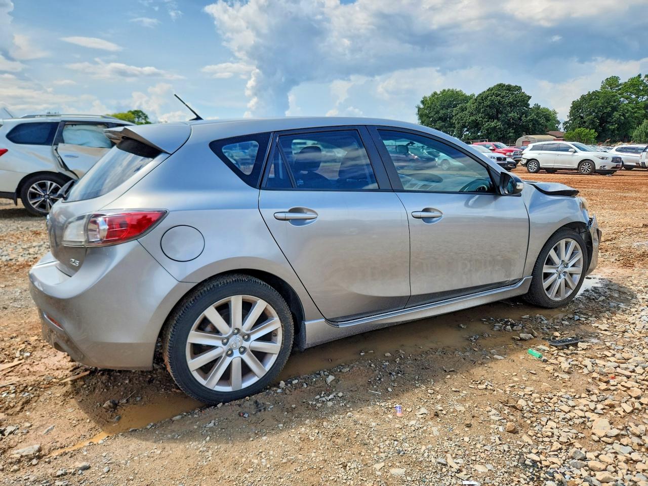 2010 Mazda 3 S Gray vin: JM1BL1H60A1201780