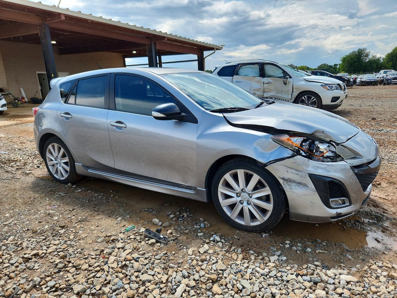 2010 Mazda 3 S Gray vin: JM1BL1H60A1201780