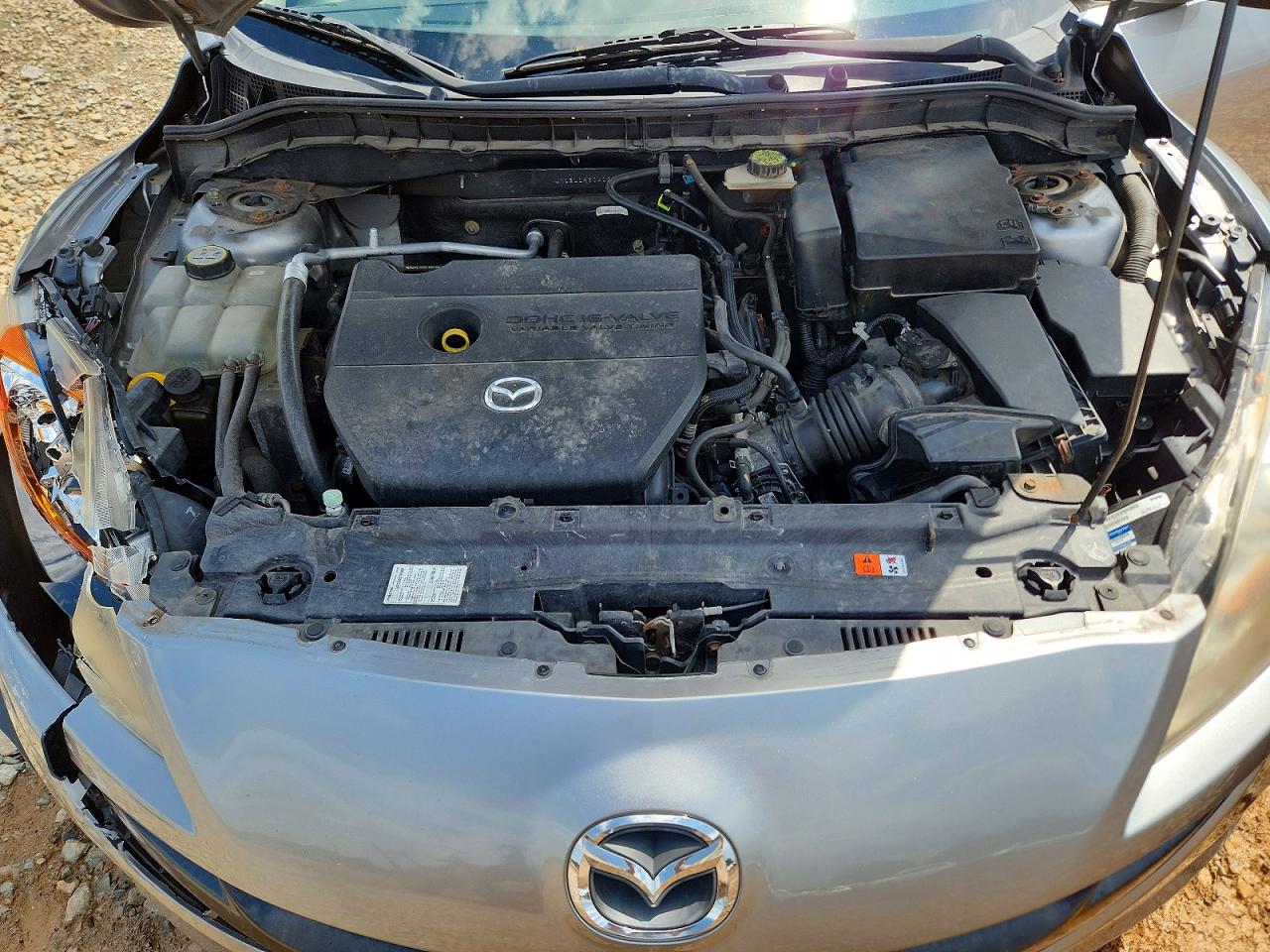 2010 Mazda 3 S Gray vin: JM1BL1H60A1201780