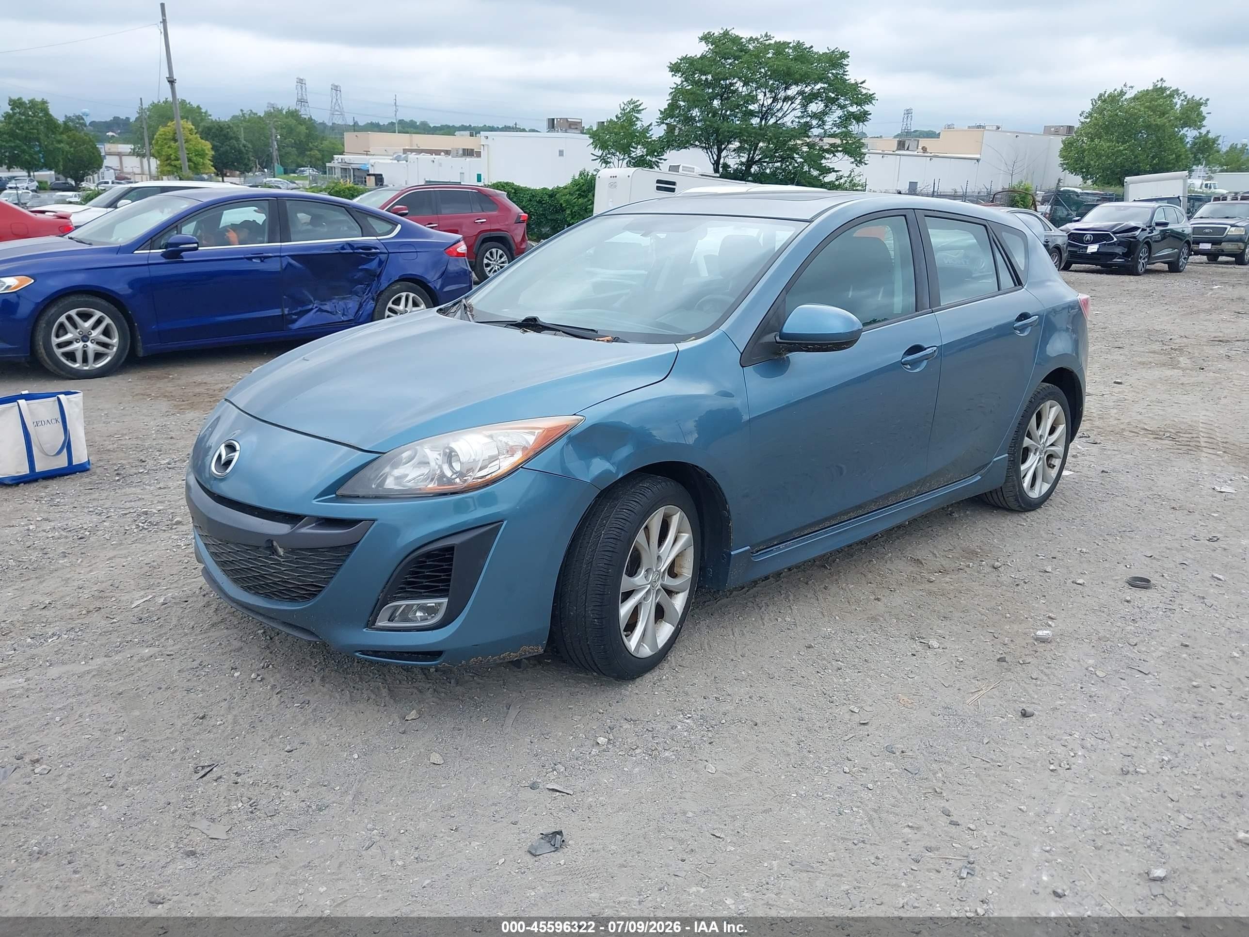2010 Mazda Mazda3 S Sport Light Blue vin: JM1BL1H60A1251580