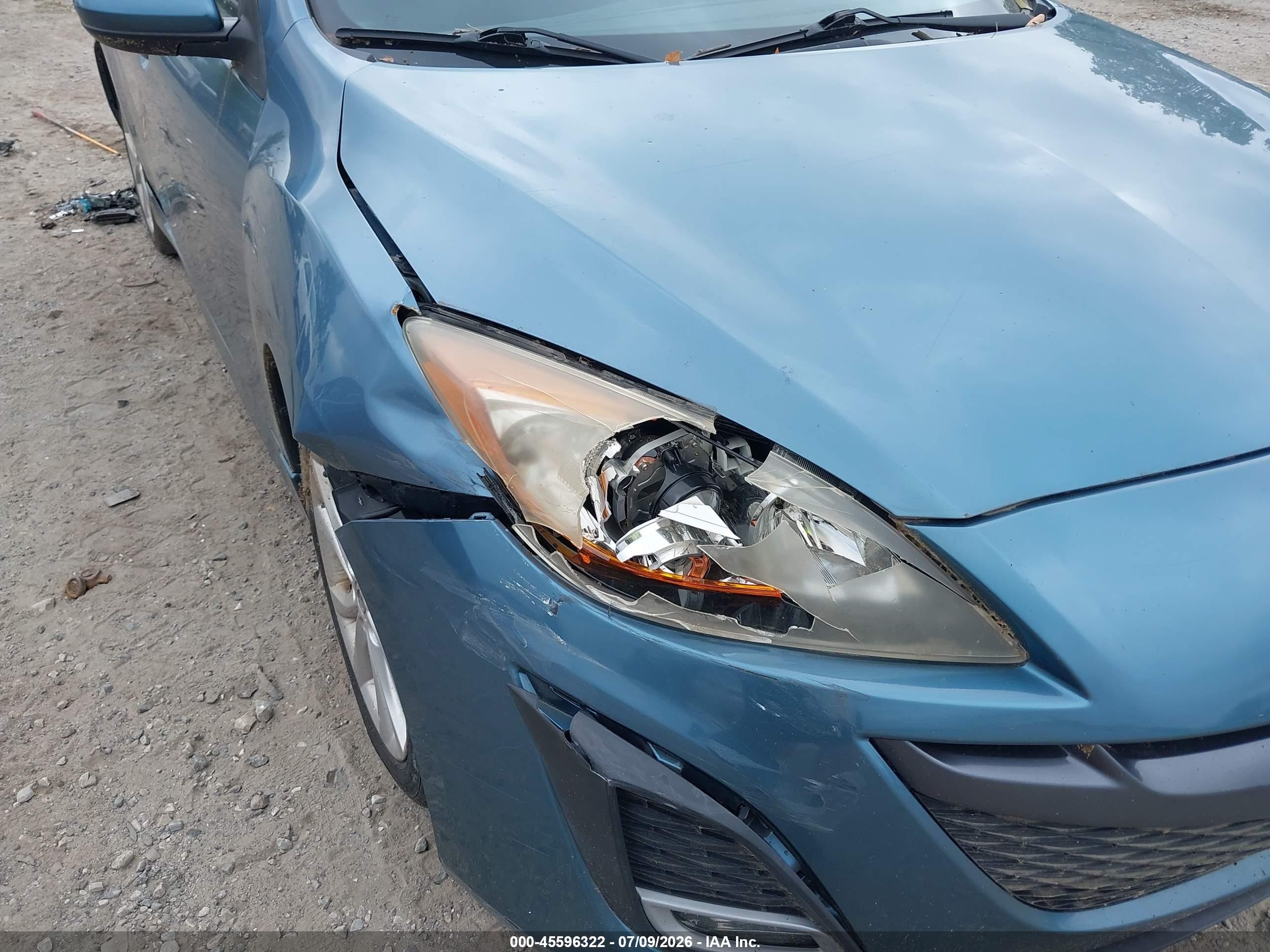 2010 Mazda Mazda3 S Sport Light Blue vin: JM1BL1H60A1251580