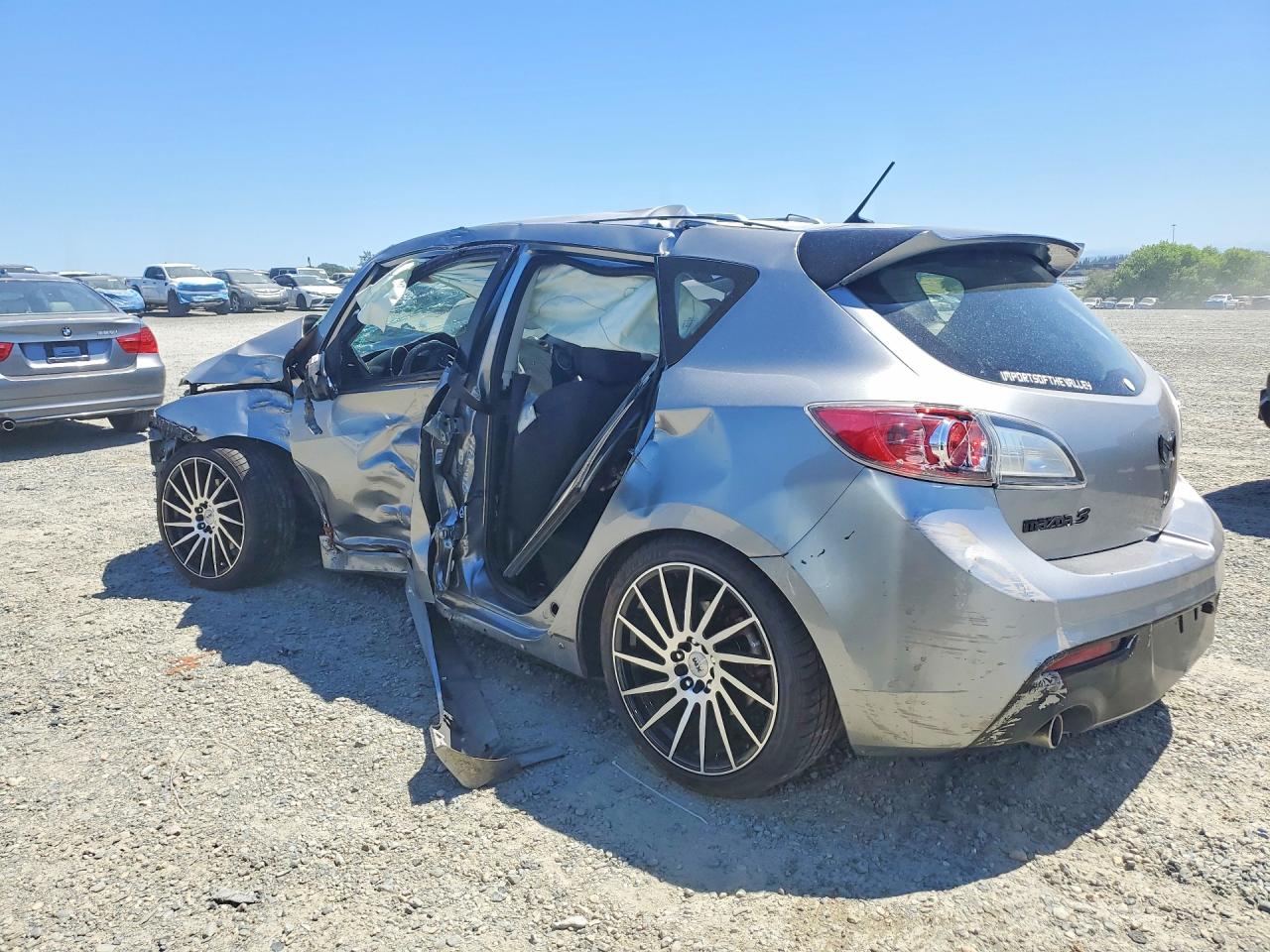 2010 Mazda 3 S Silver vin: JM1BL1H61A1228583