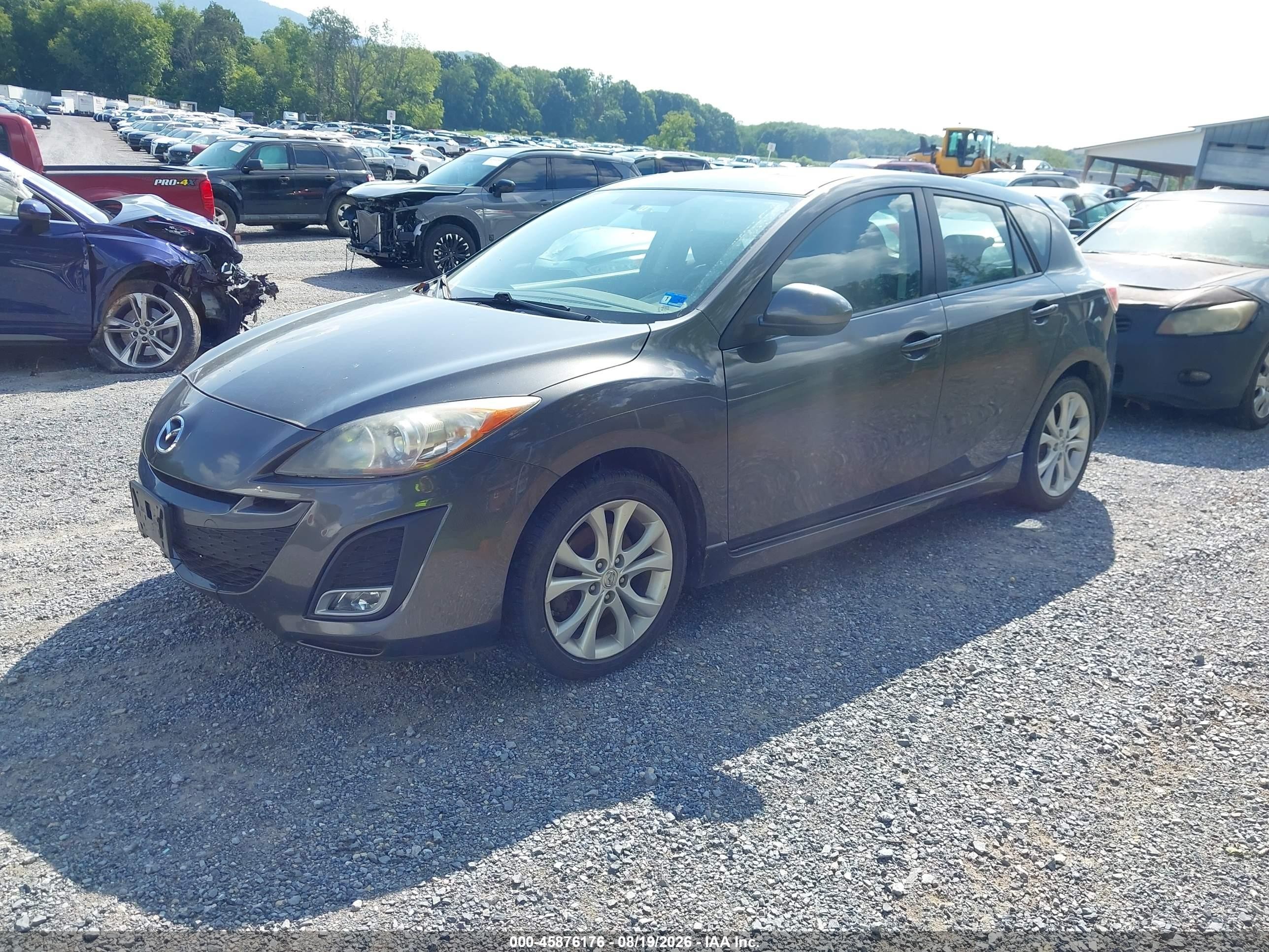 2010 Mazda Mazda3 S Sport Gray vin: JM1BL1H62A1323430