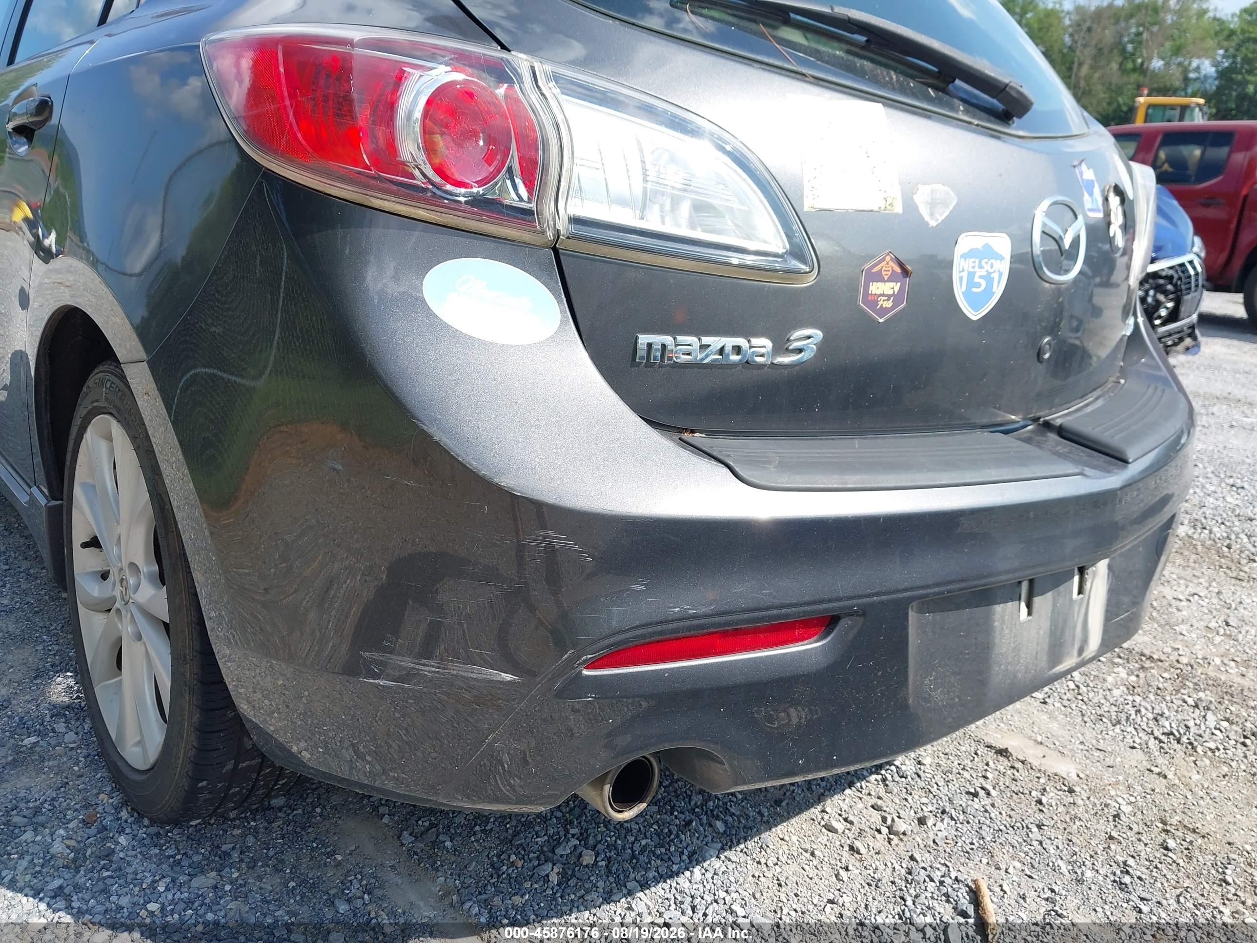 2010 Mazda Mazda3 S Sport Gray vin: JM1BL1H62A1323430