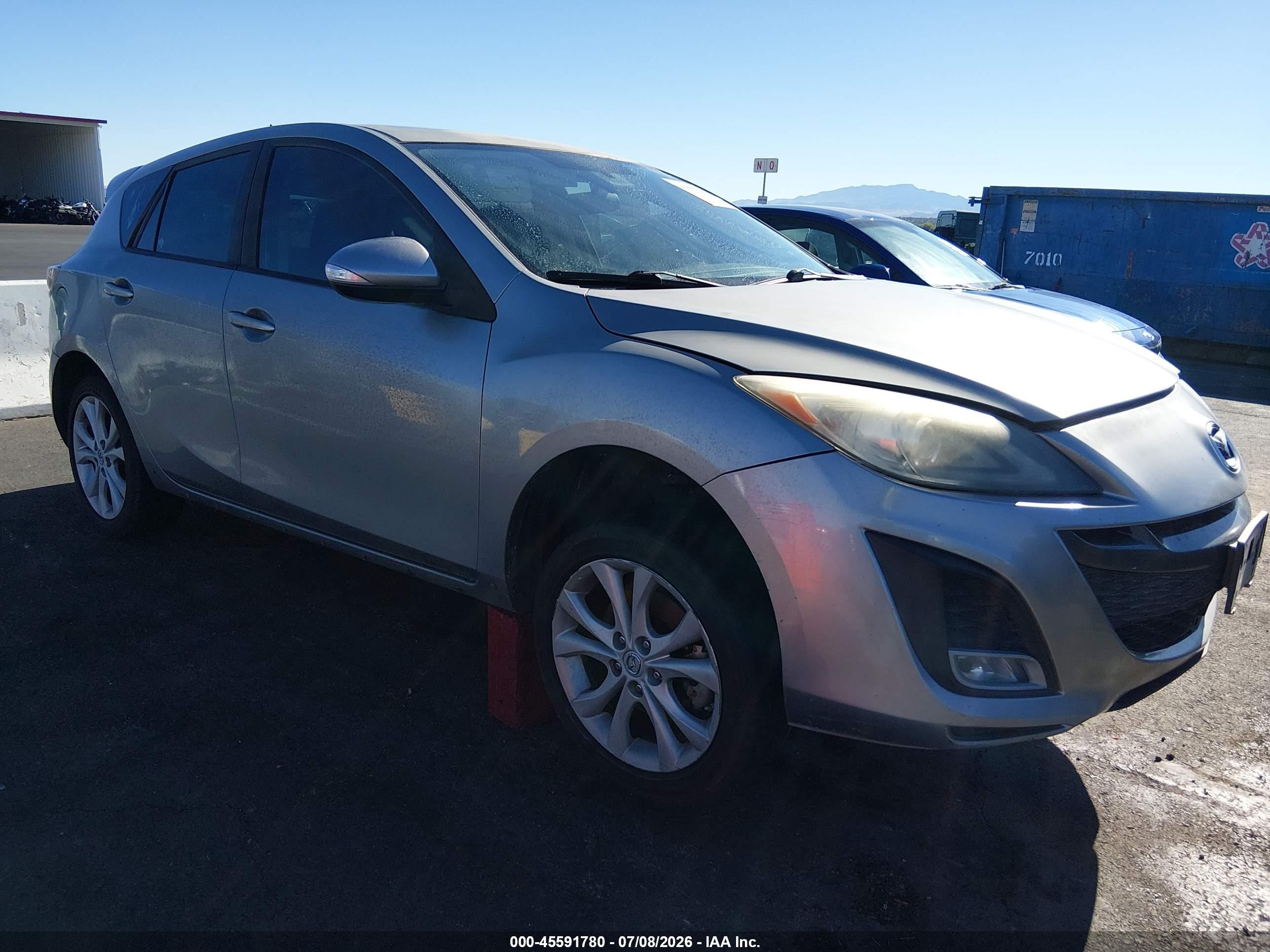 2010 Mazda Mazda3 S Grand Touring Gray vin: JM1BL1H63A1225474