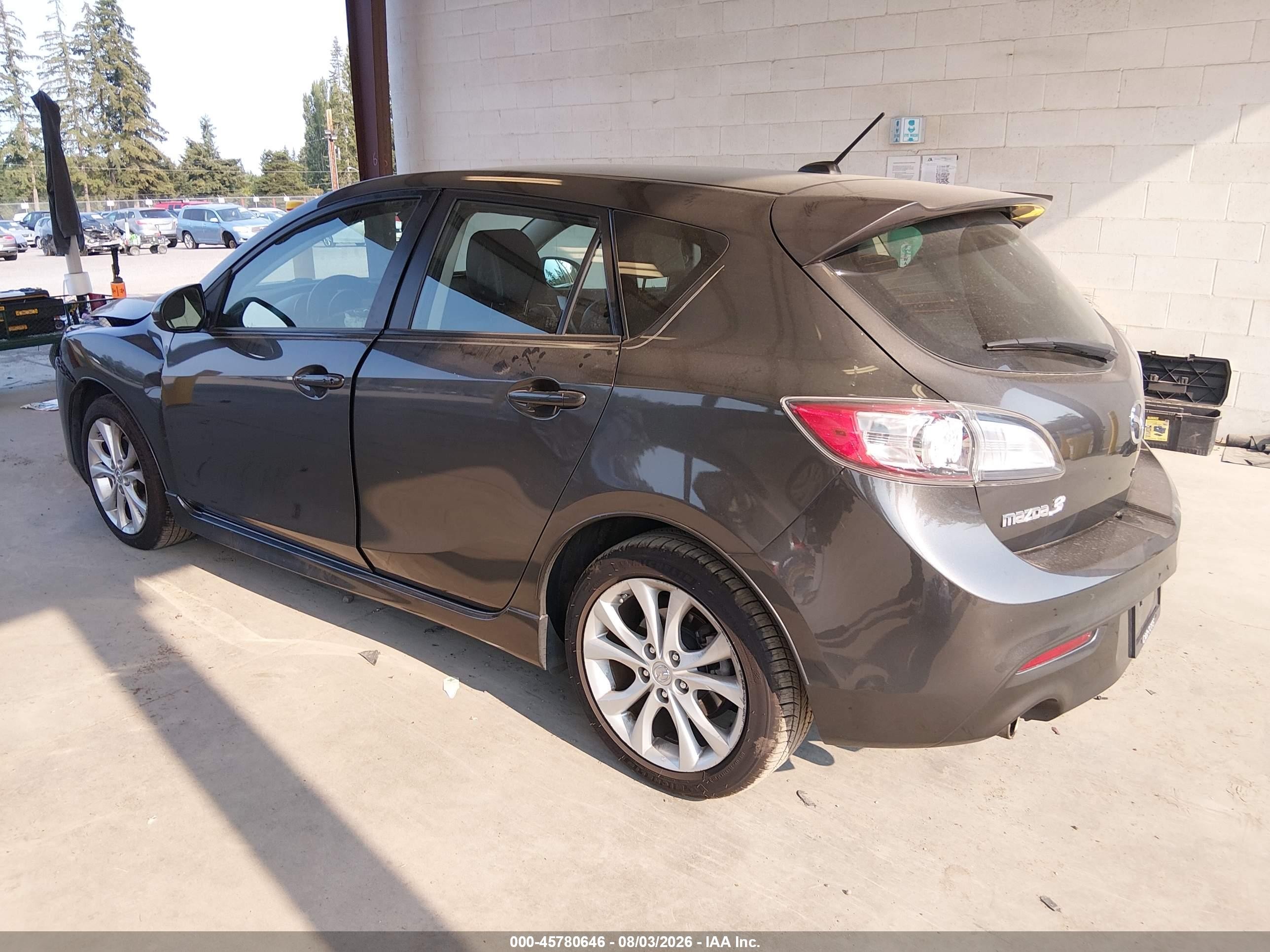 2010 Mazda Mazda3 S Grand Touring Gray vin: JM1BL1H63A1264341