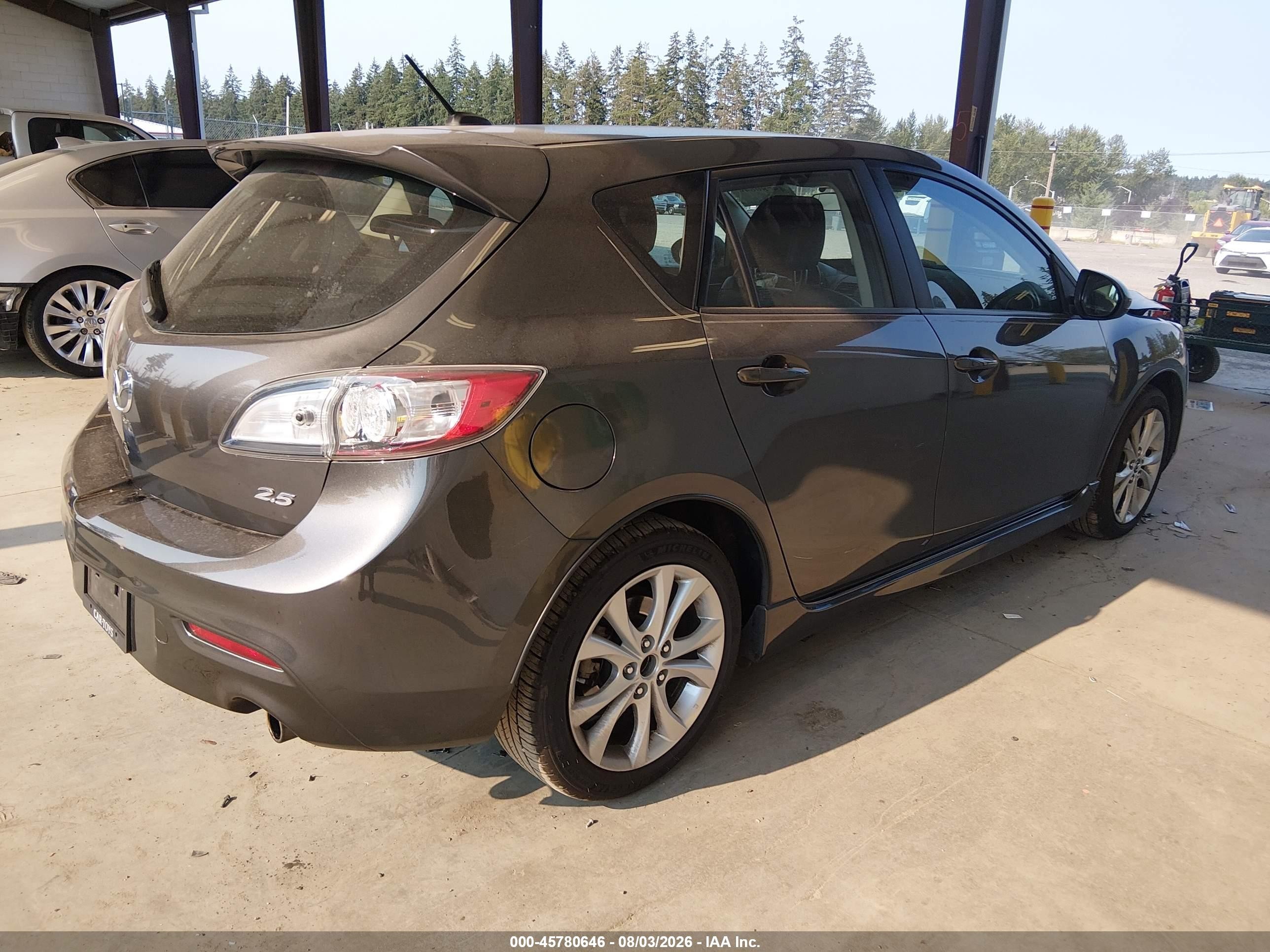 2010 Mazda Mazda3 S Grand Touring Gray vin: JM1BL1H63A1264341