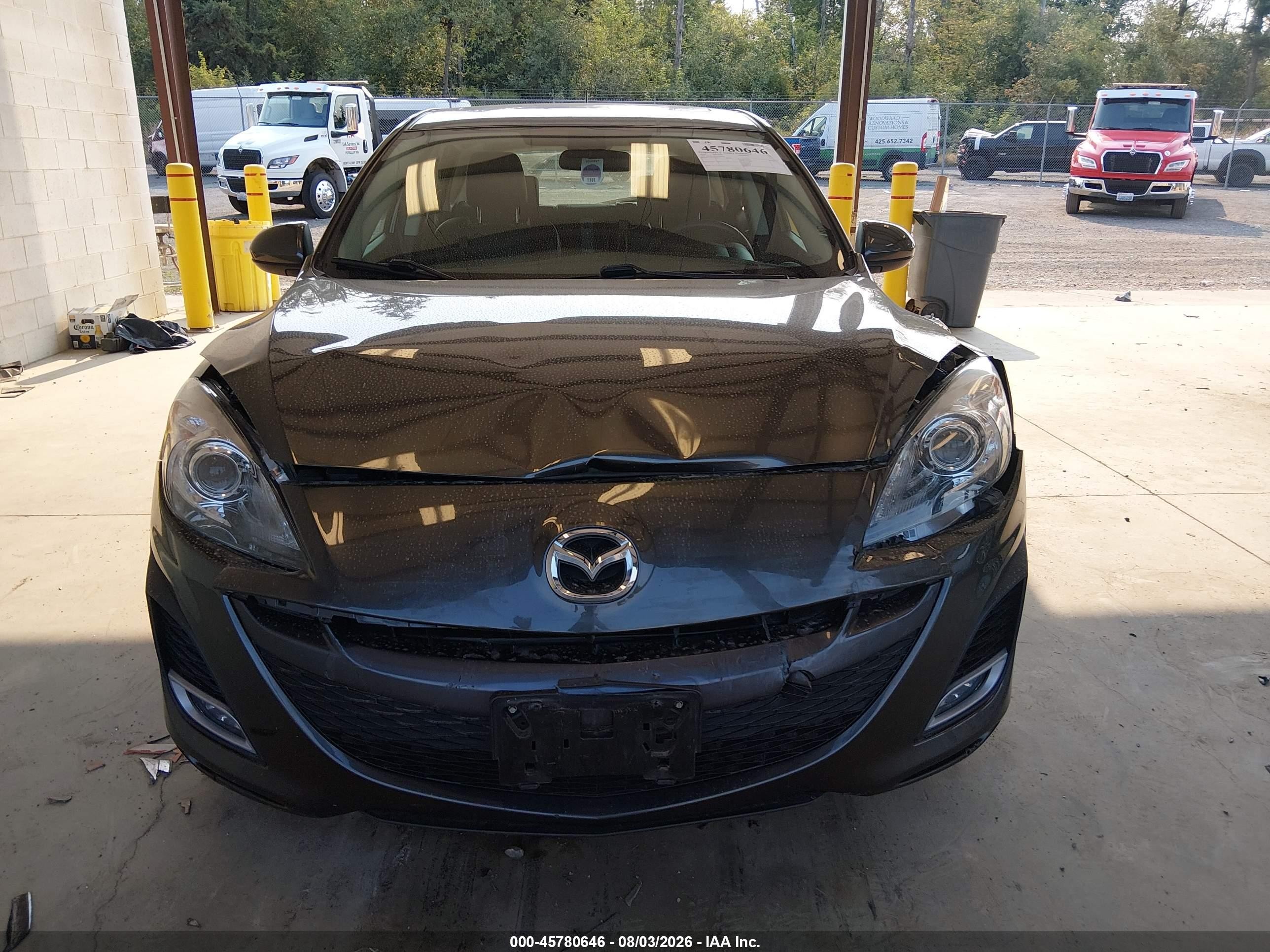 2010 Mazda Mazda3 S Grand Touring Gray vin: JM1BL1H63A1264341