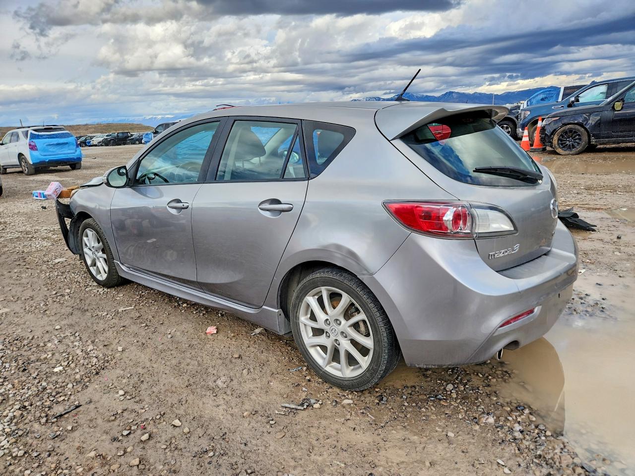 2010 Mazda 3 S Silver vin: JM1BL1H64A1138117