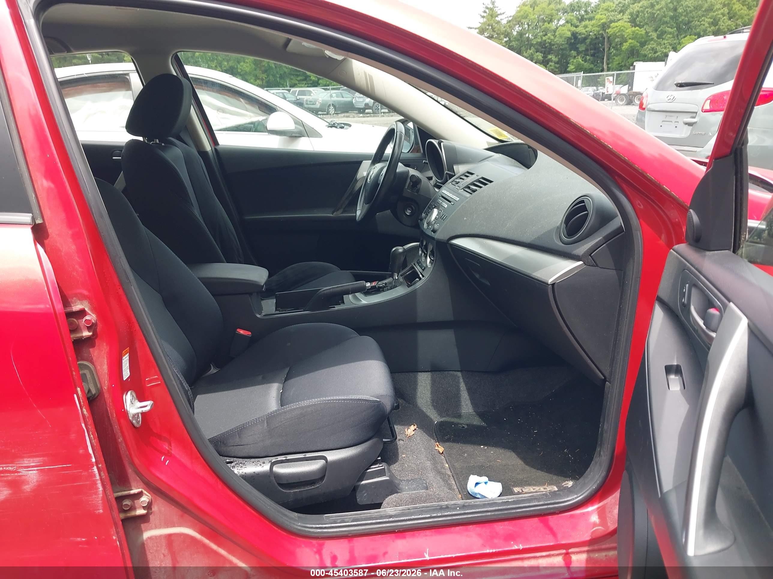 2010 Mazda Mazda3 S Sport Красный vin: JM1BL1H64A1271234