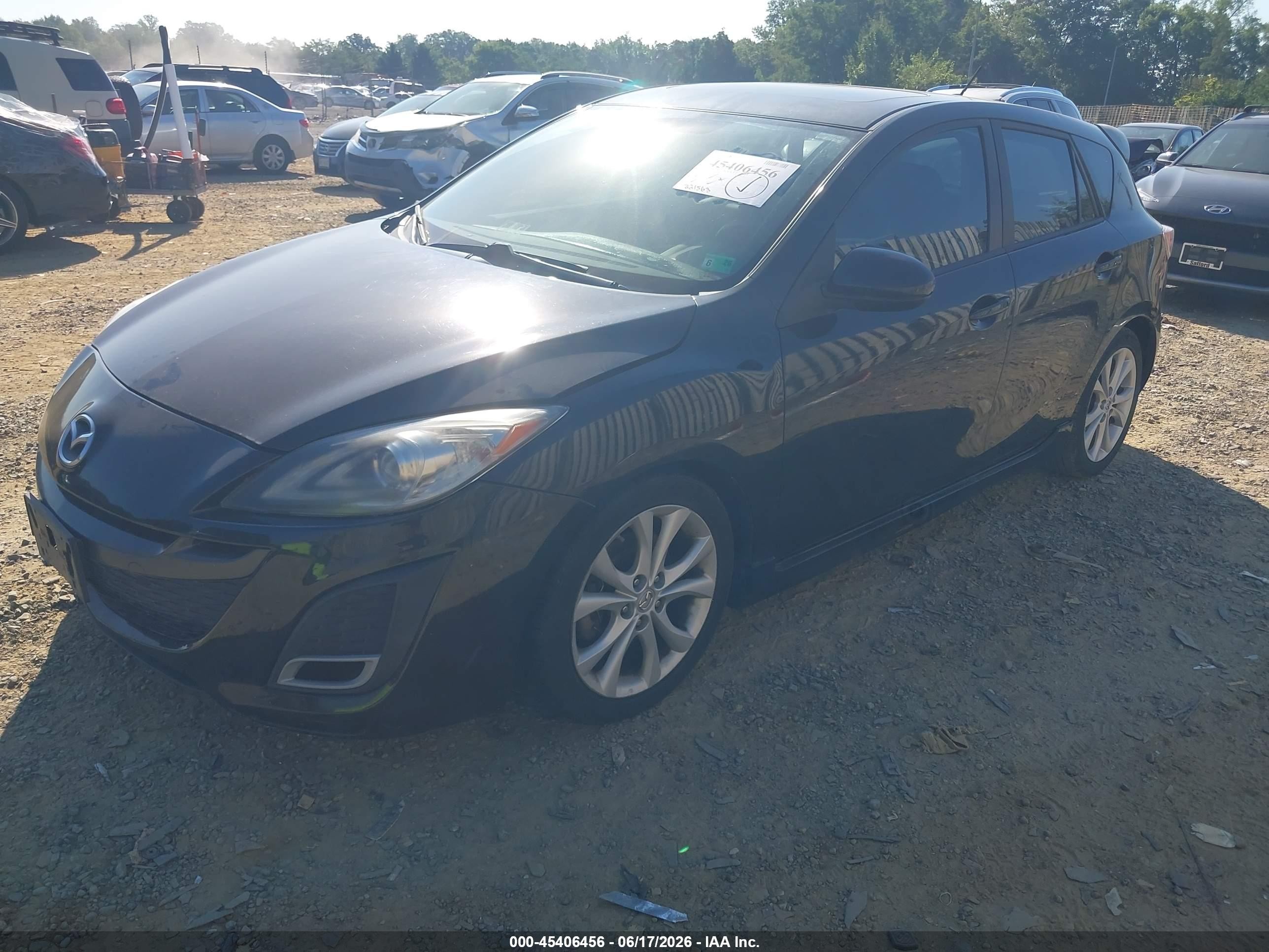 2010 Mazda Mazda3 S Grand Touring Черный vin: JM1BL1H64A1286476