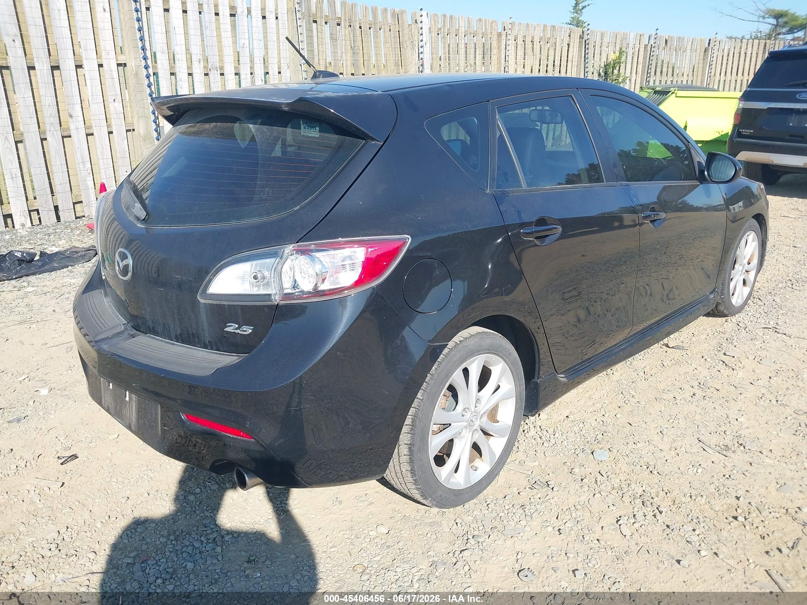 2010 Mazda Mazda3 S Grand Touring Черный vin: JM1BL1H64A1286476