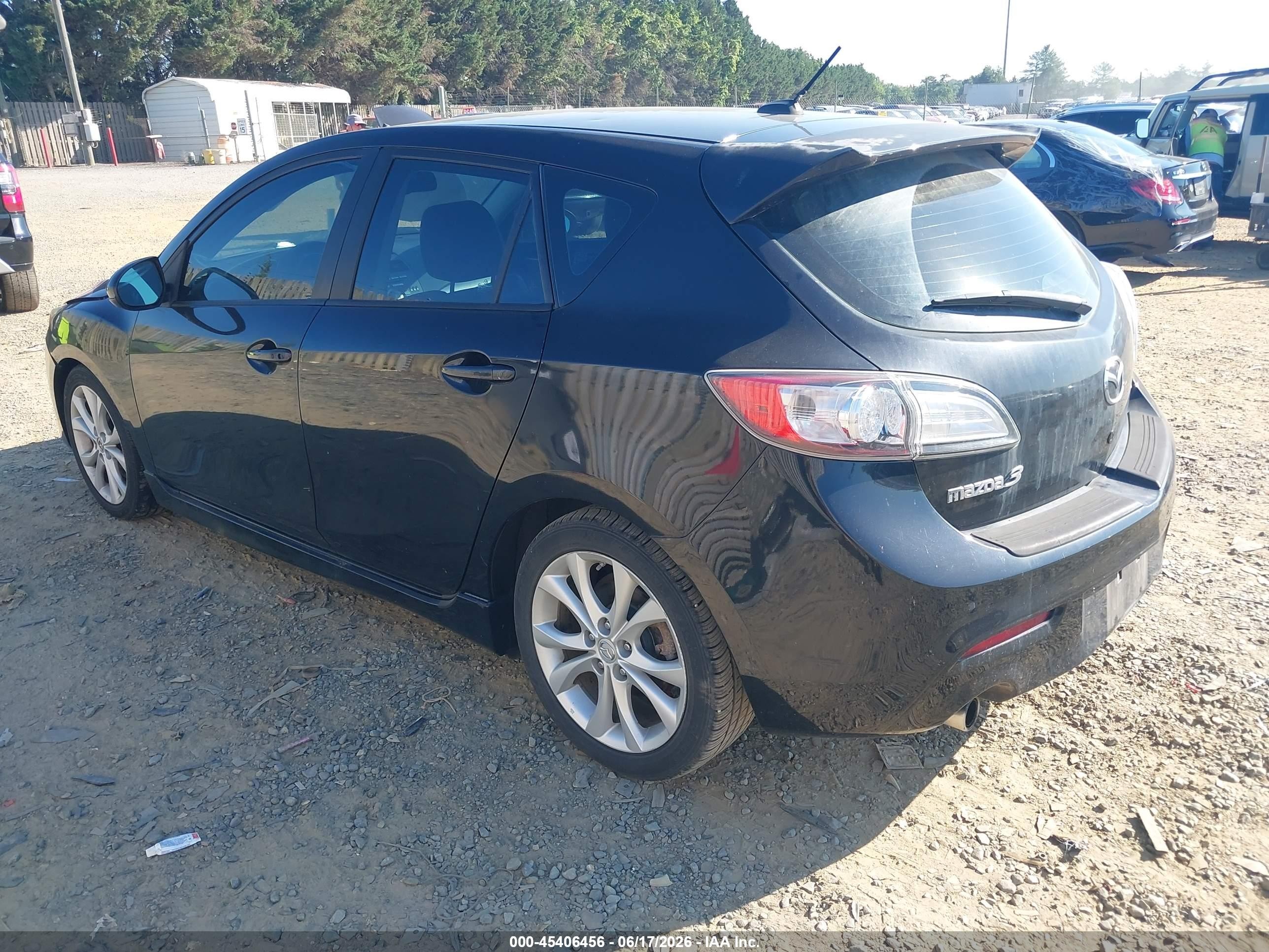 2010 Mazda Mazda3 S Grand Touring Черный vin: JM1BL1H64A1286476