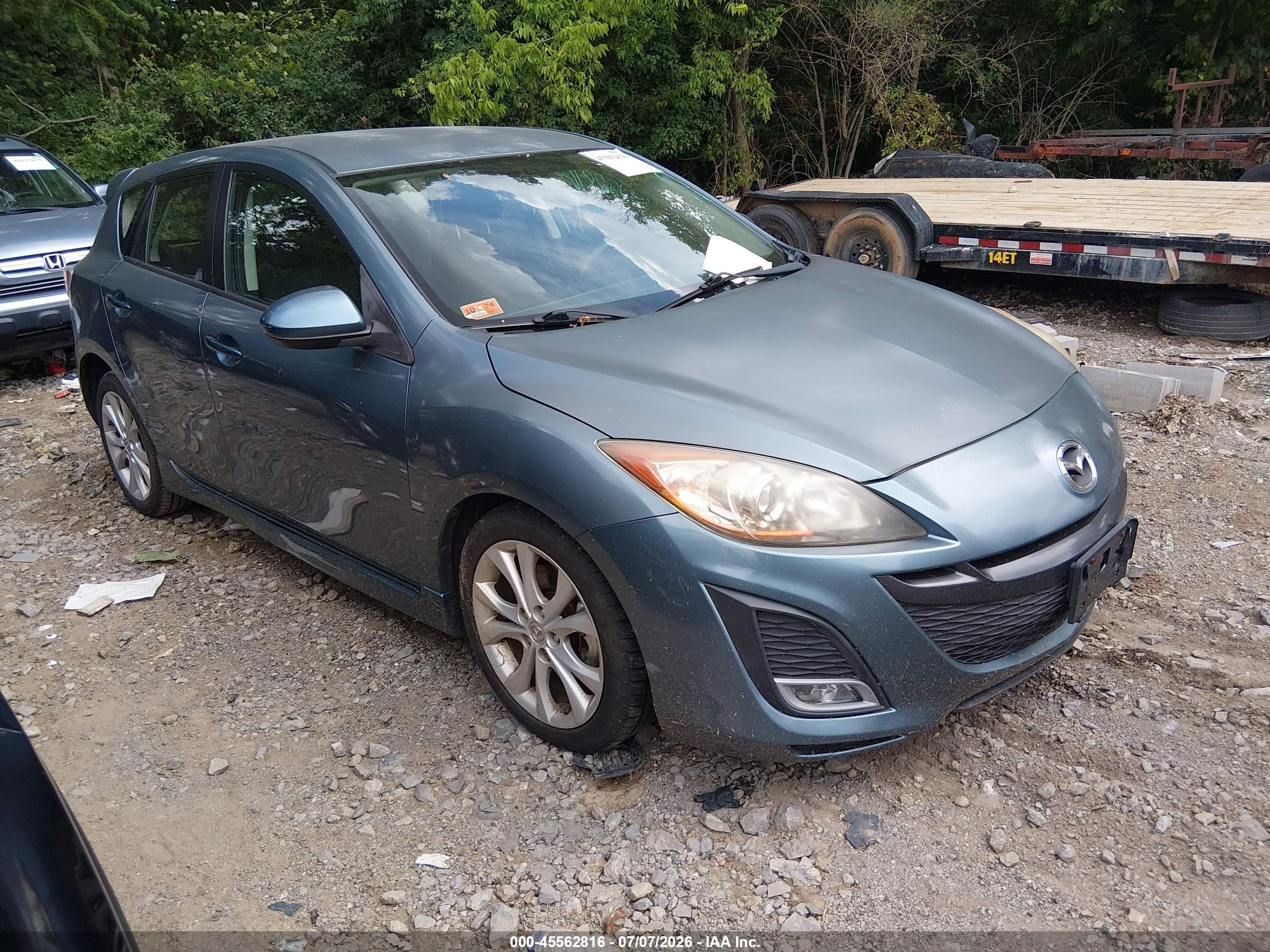 2010 Mazda Mazda3 S Sport Light Blue vin: JM1BL1H64A1321999