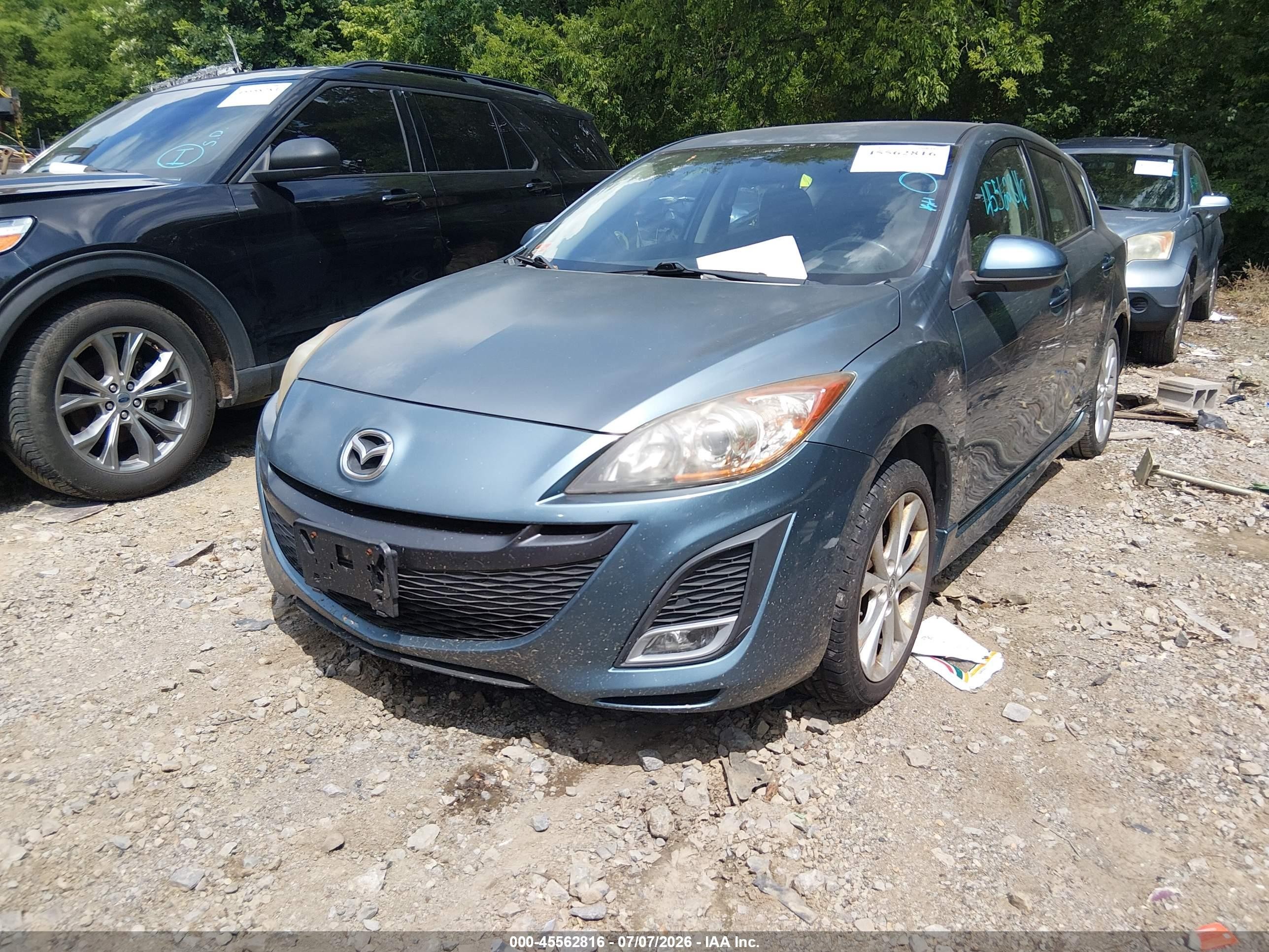 2010 Mazda Mazda3 S Sport Light Blue vin: JM1BL1H64A1321999