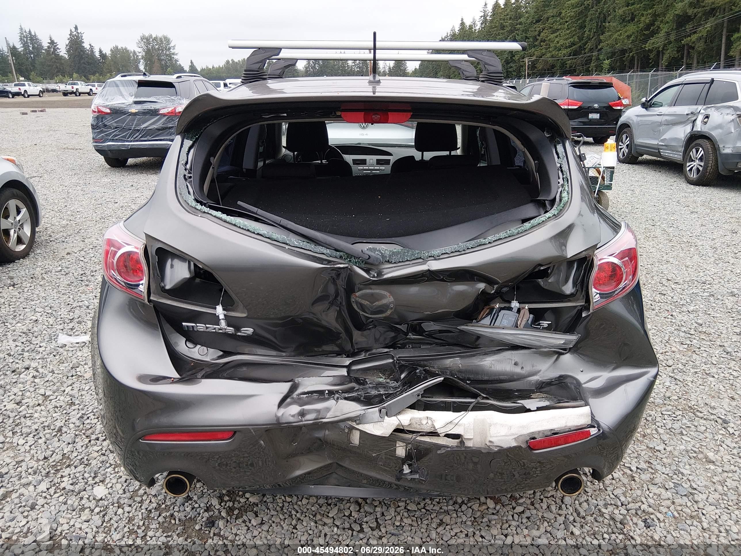 2010 Mazda Mazda3 S Sport Gray vin: JM1BL1H65A1300045