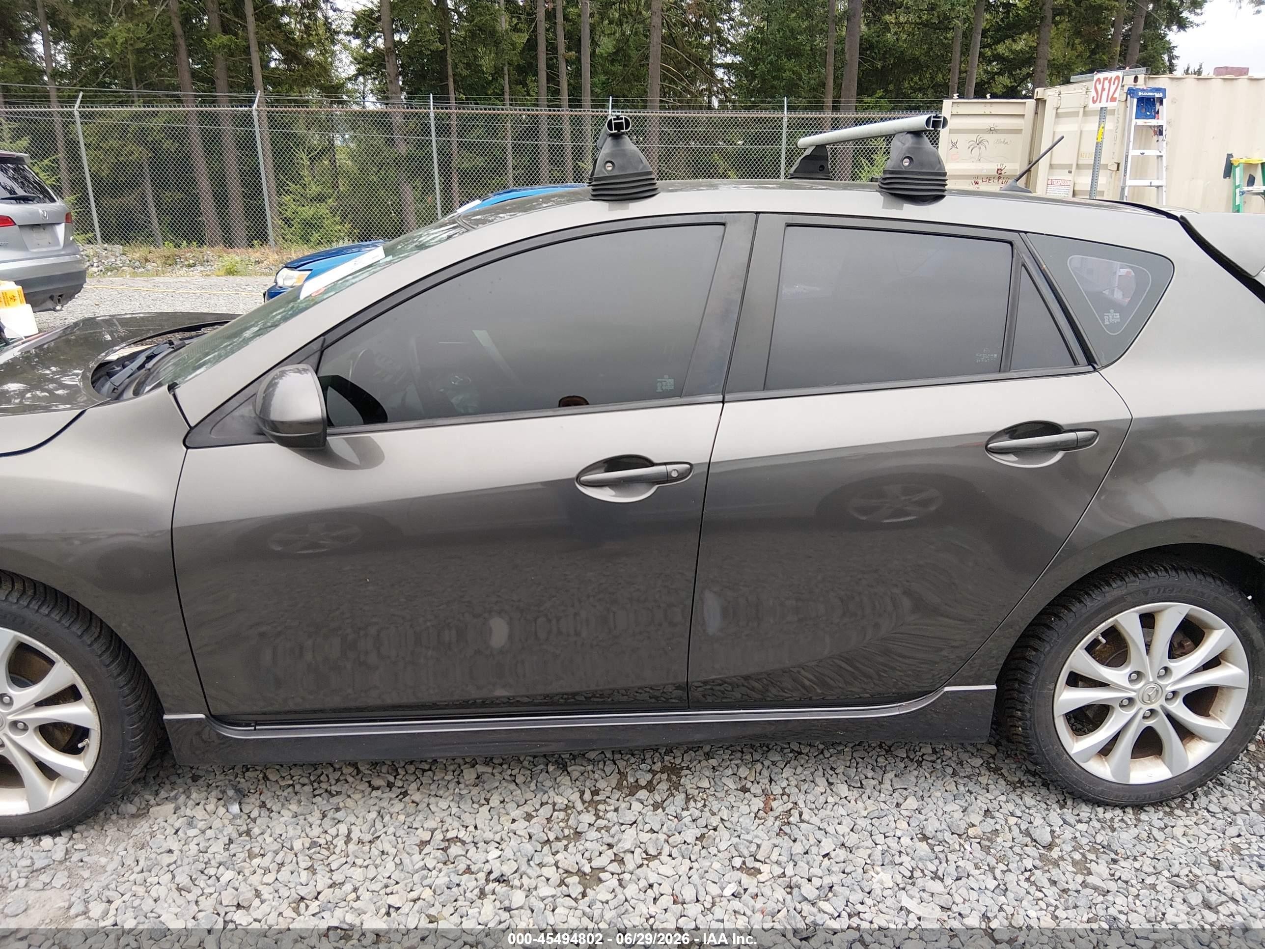 2010 Mazda Mazda3 S Sport Gray vin: JM1BL1H65A1300045