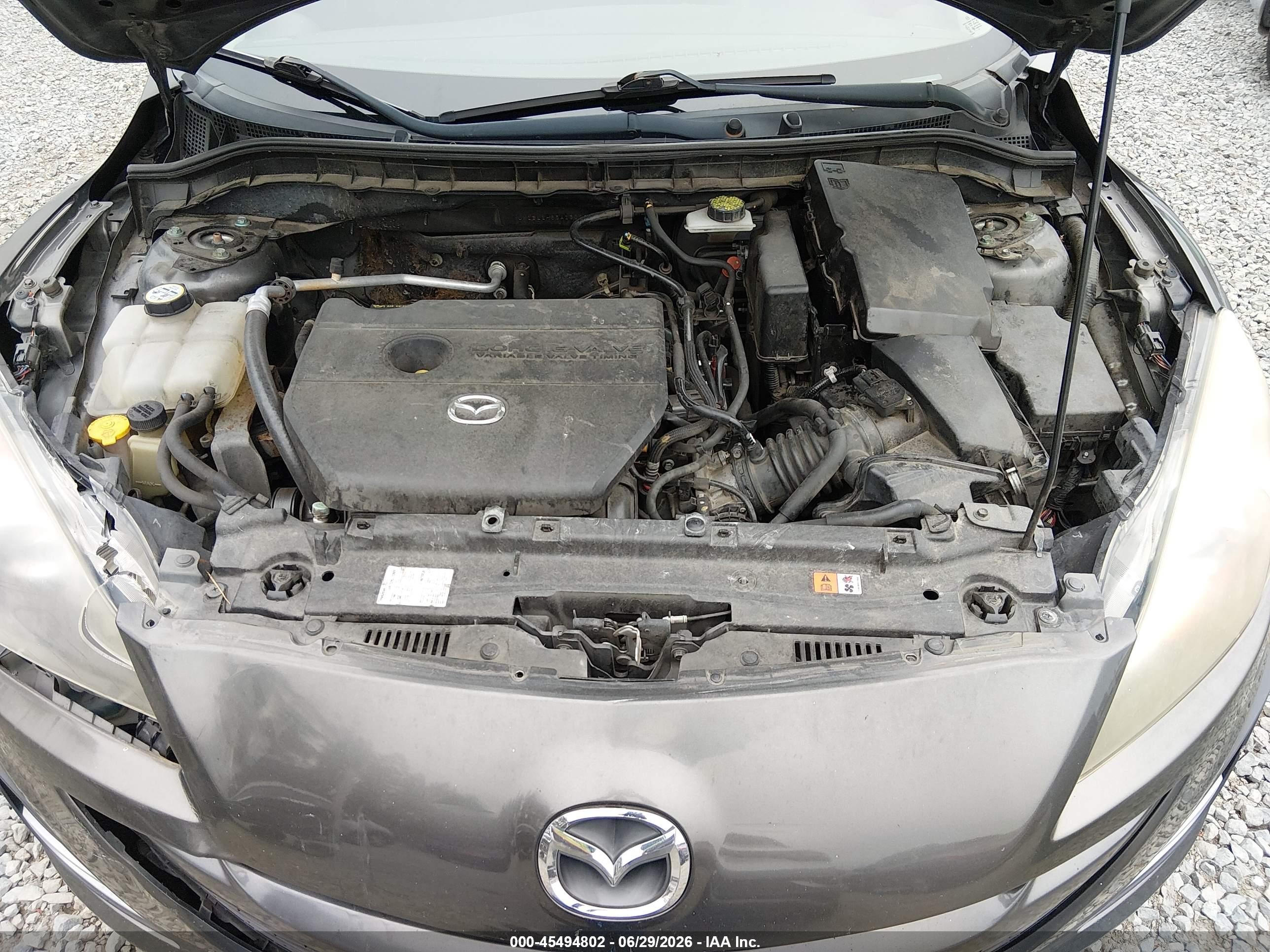 2010 Mazda Mazda3 S Sport Gray vin: JM1BL1H65A1300045