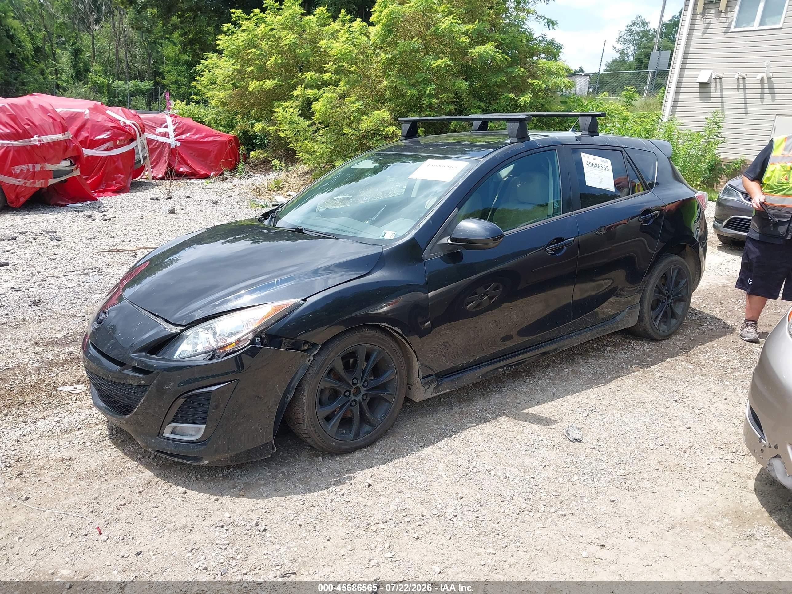 2010 Mazda Mazda3 S Sport Черный vin: JM1BL1H65A1330131