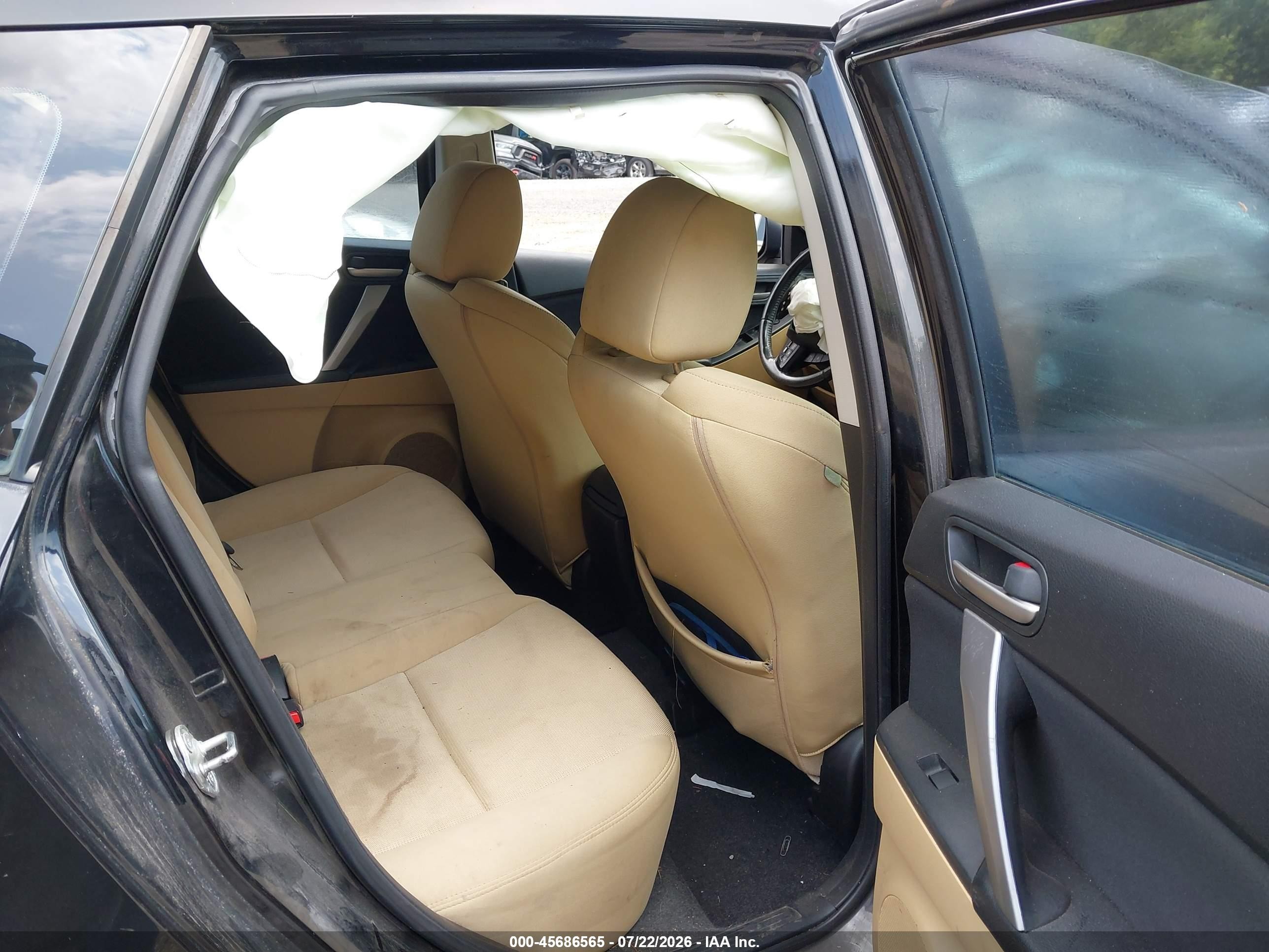 2010 Mazda Mazda3 S Sport Черный vin: JM1BL1H65A1330131
