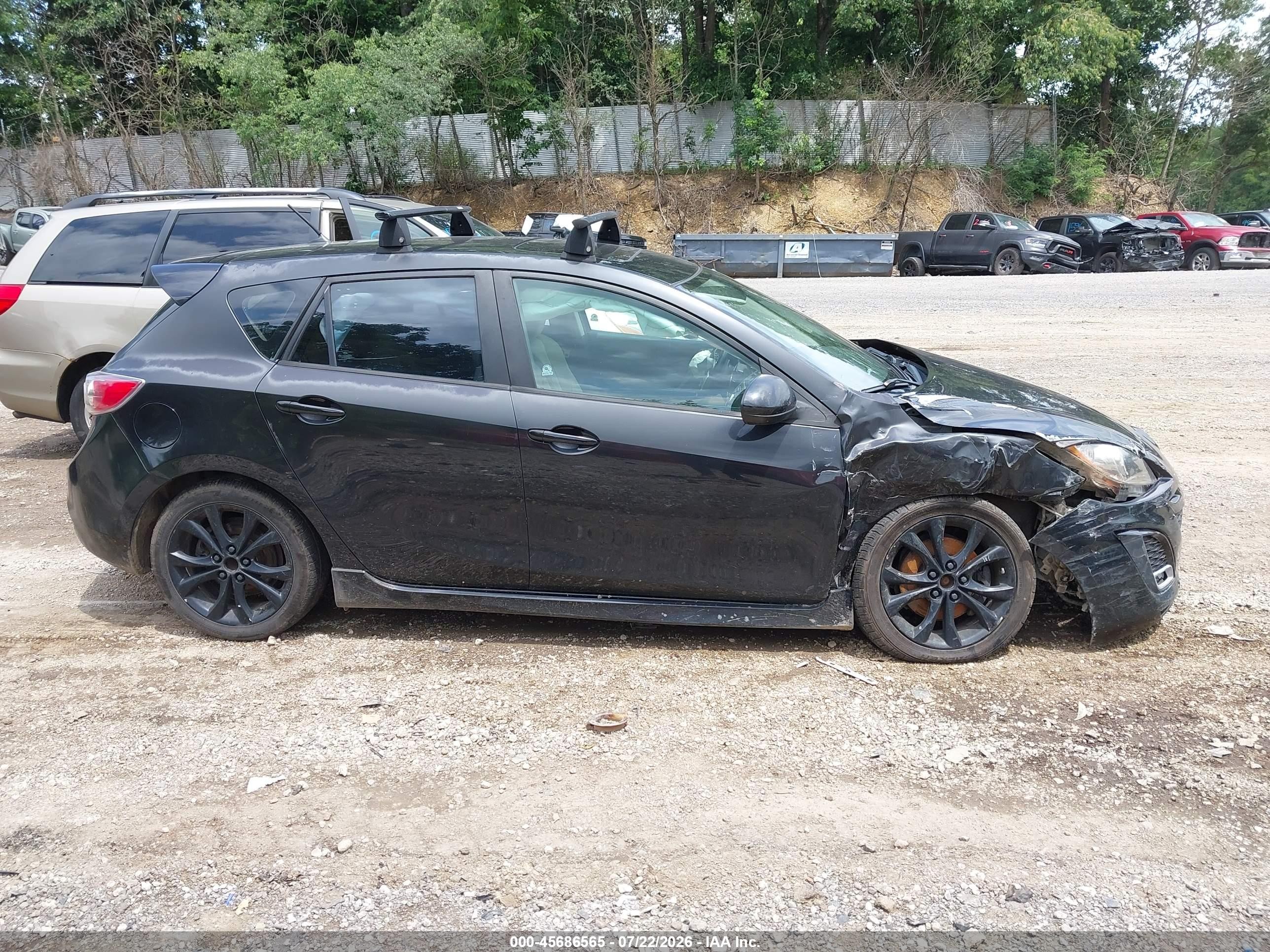 2010 Mazda Mazda3 S Sport Черный vin: JM1BL1H65A1330131