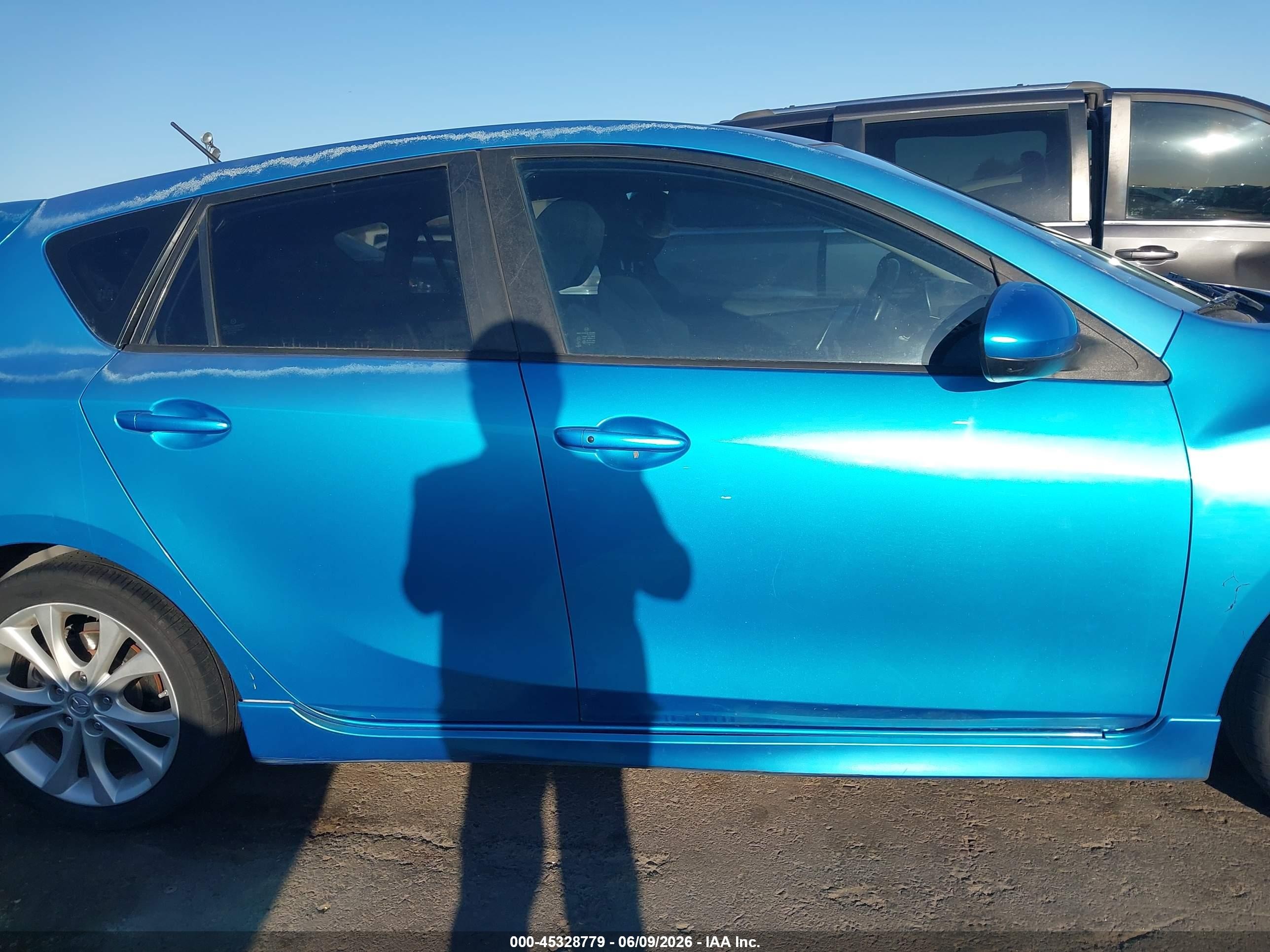 2010 Mazda Mazda3 S Sport Blue vin: JM1BL1H65A1352954