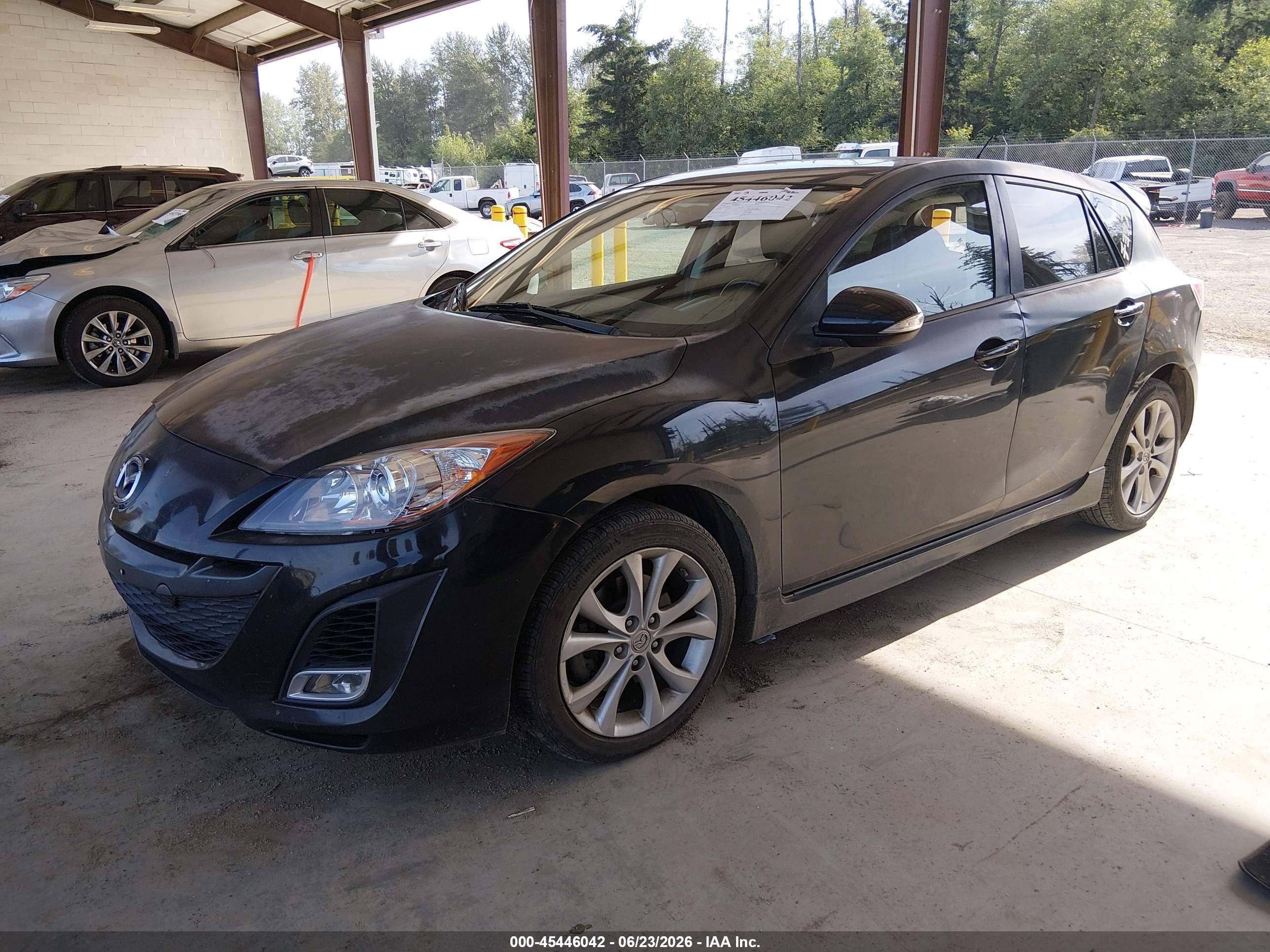 2010 Mazda Mazda3 S Sport Black vin: JM1BL1H67A1145238