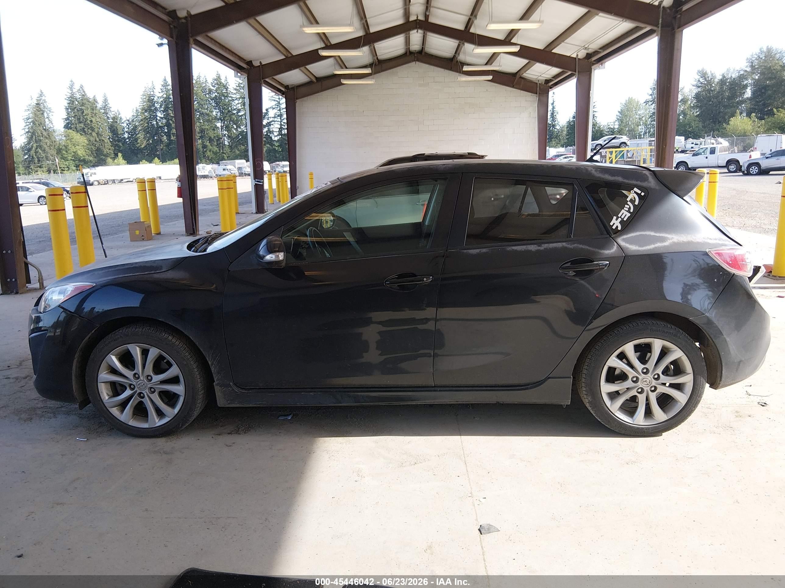 2010 Mazda Mazda3 S Sport Black vin: JM1BL1H67A1145238