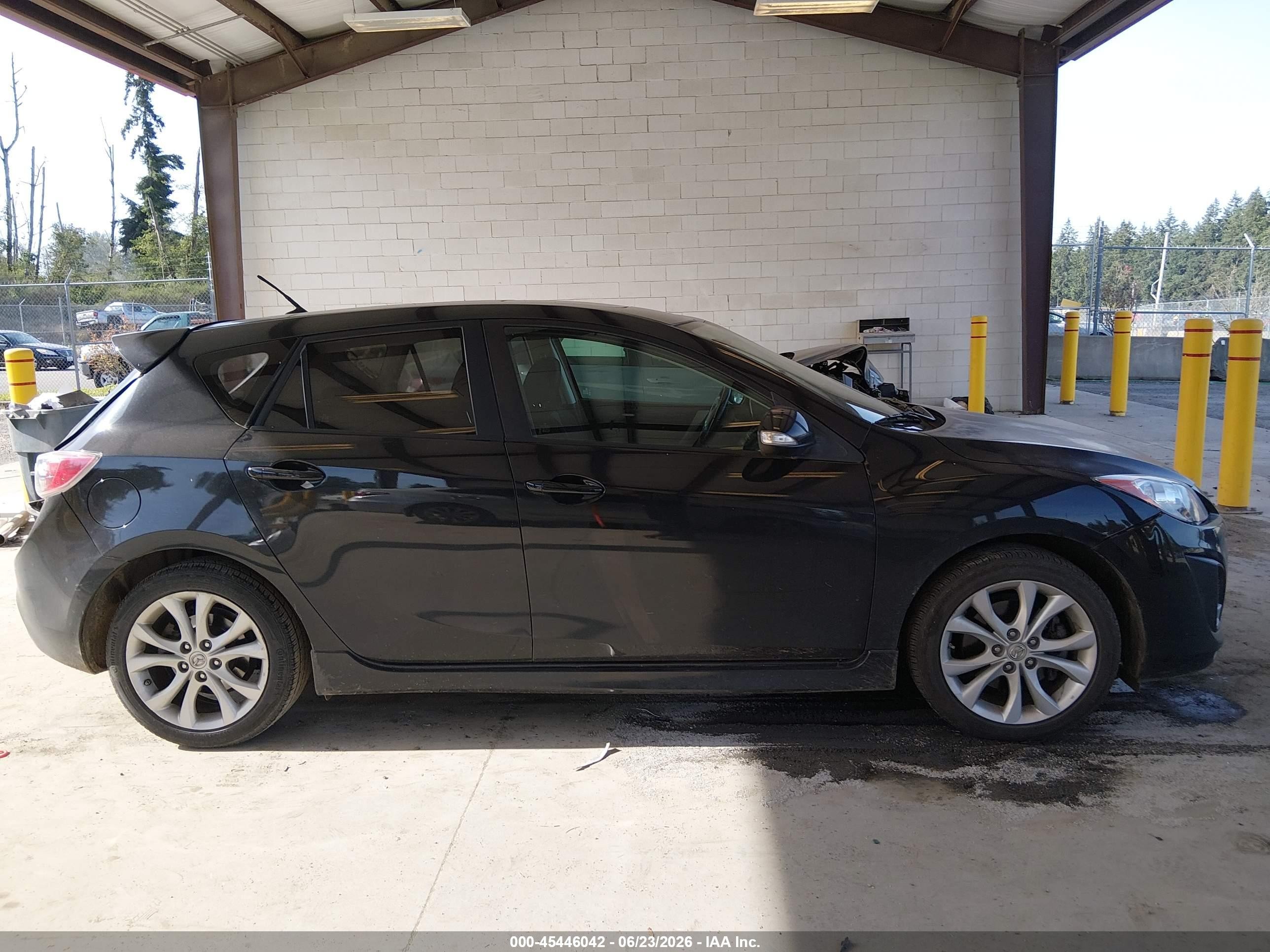 2010 Mazda Mazda3 S Sport Black vin: JM1BL1H67A1145238