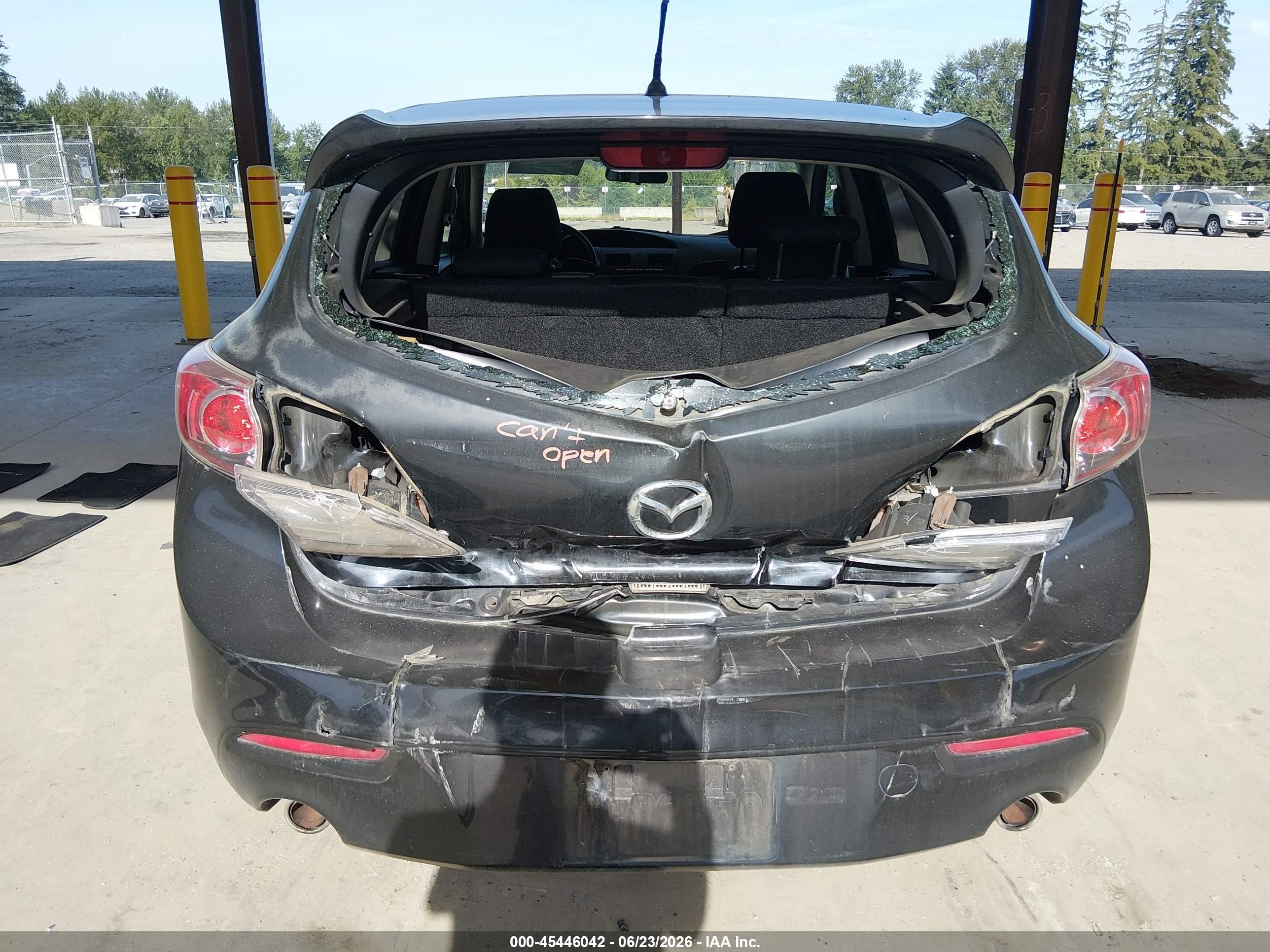 2010 Mazda Mazda3 S Sport Black vin: JM1BL1H67A1145238
