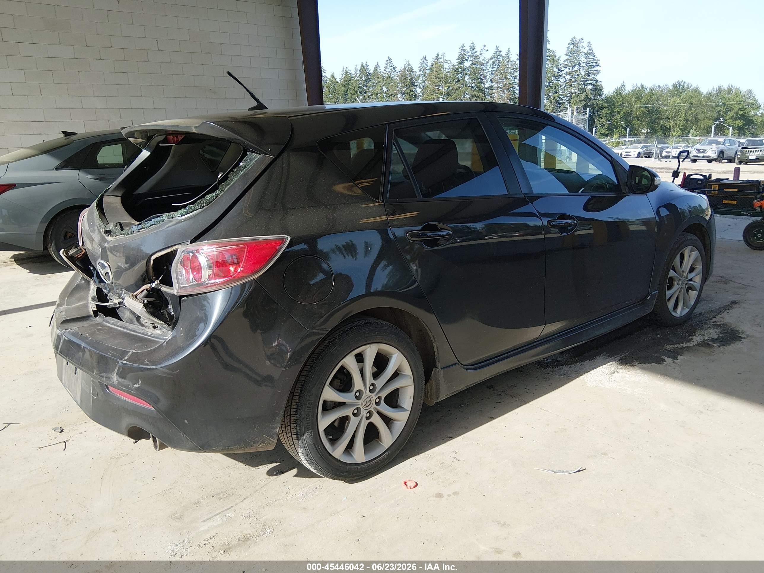 2010 Mazda Mazda3 S Sport Black vin: JM1BL1H67A1145238