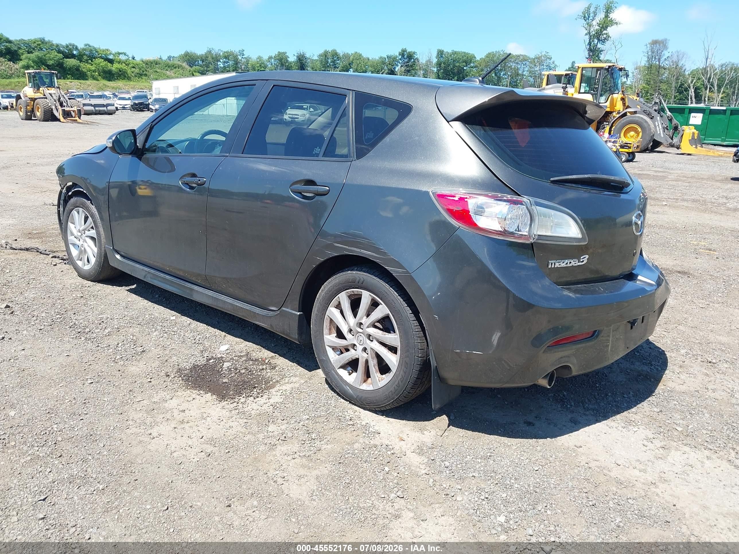 2010 Mazda Mazda3 S Grand Touring Gray vin: JM1BL1H68A1206998