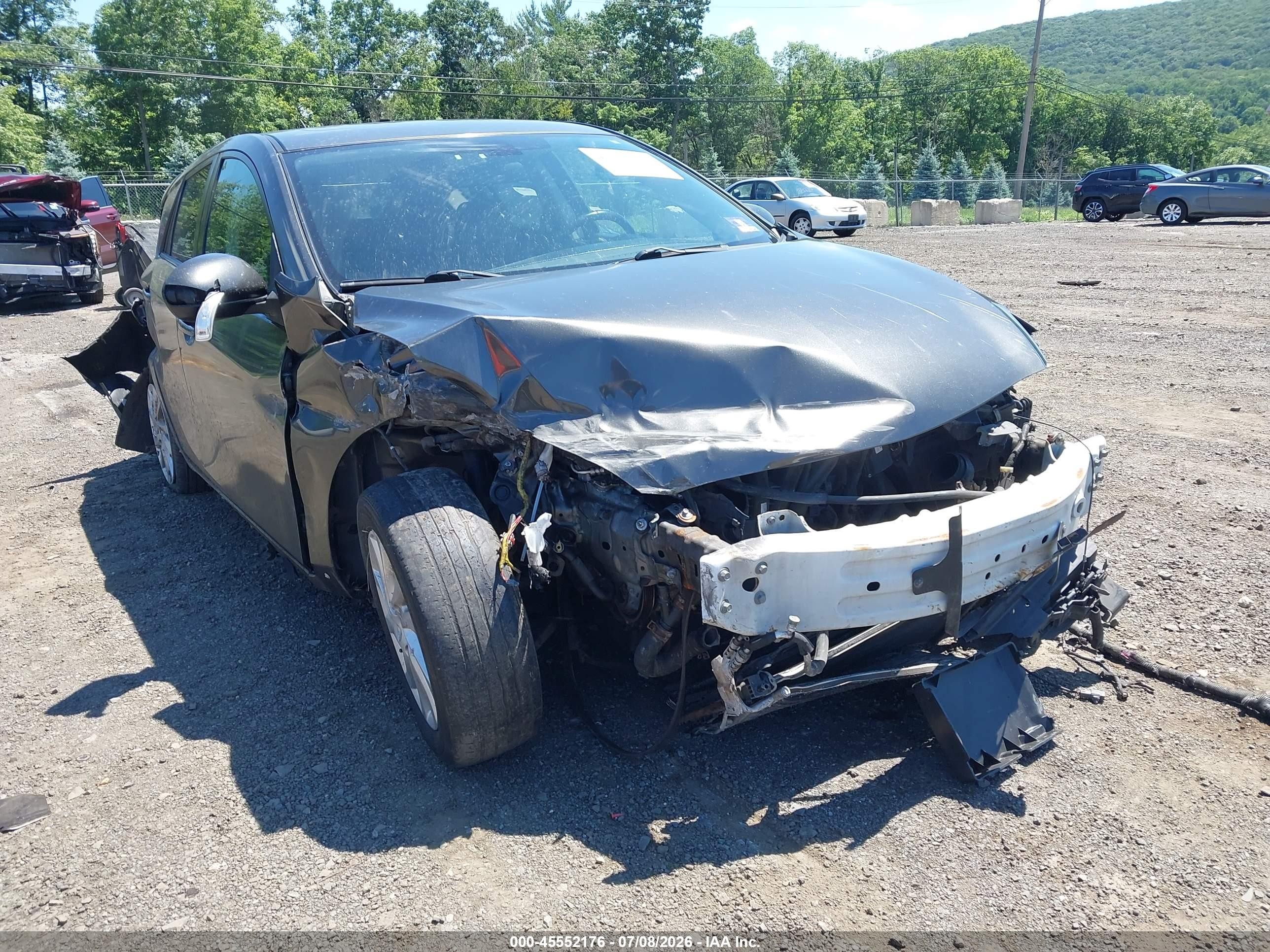 2010 Mazda Mazda3 S Grand Touring Gray vin: JM1BL1H68A1206998
