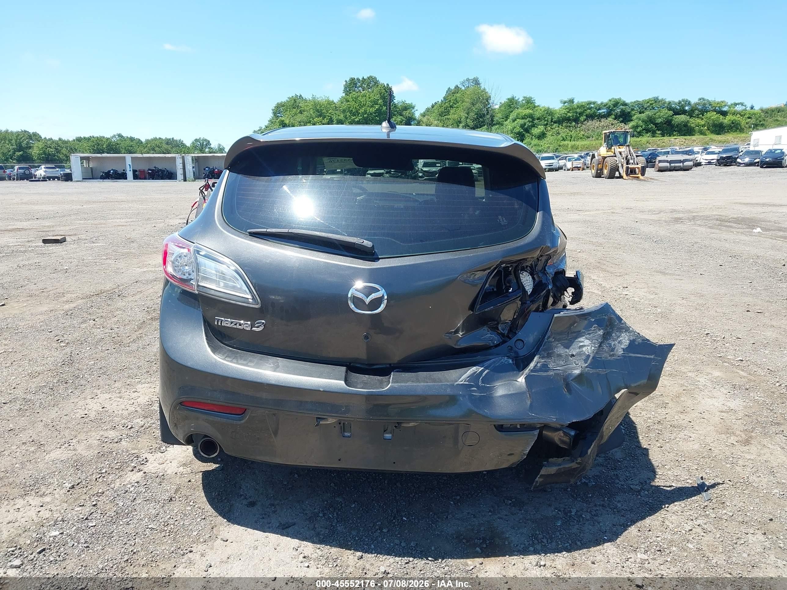 2010 Mazda Mazda3 S Grand Touring Gray vin: JM1BL1H68A1206998