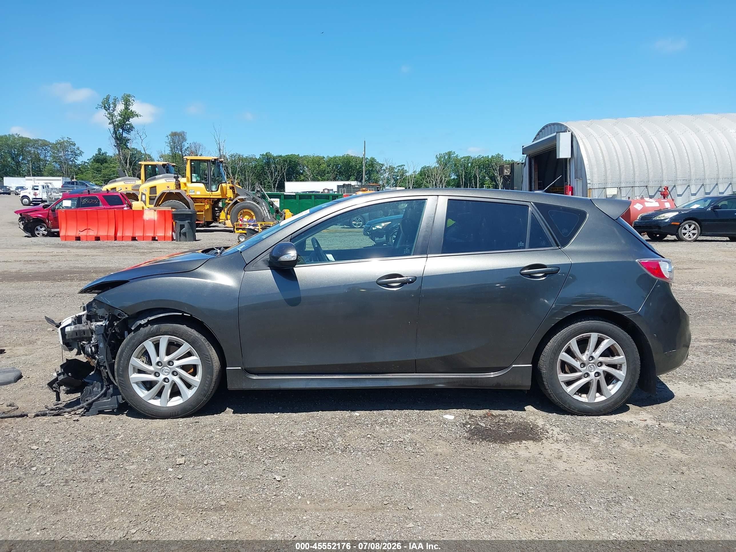 2010 Mazda Mazda3 S Grand Touring Gray vin: JM1BL1H68A1206998
