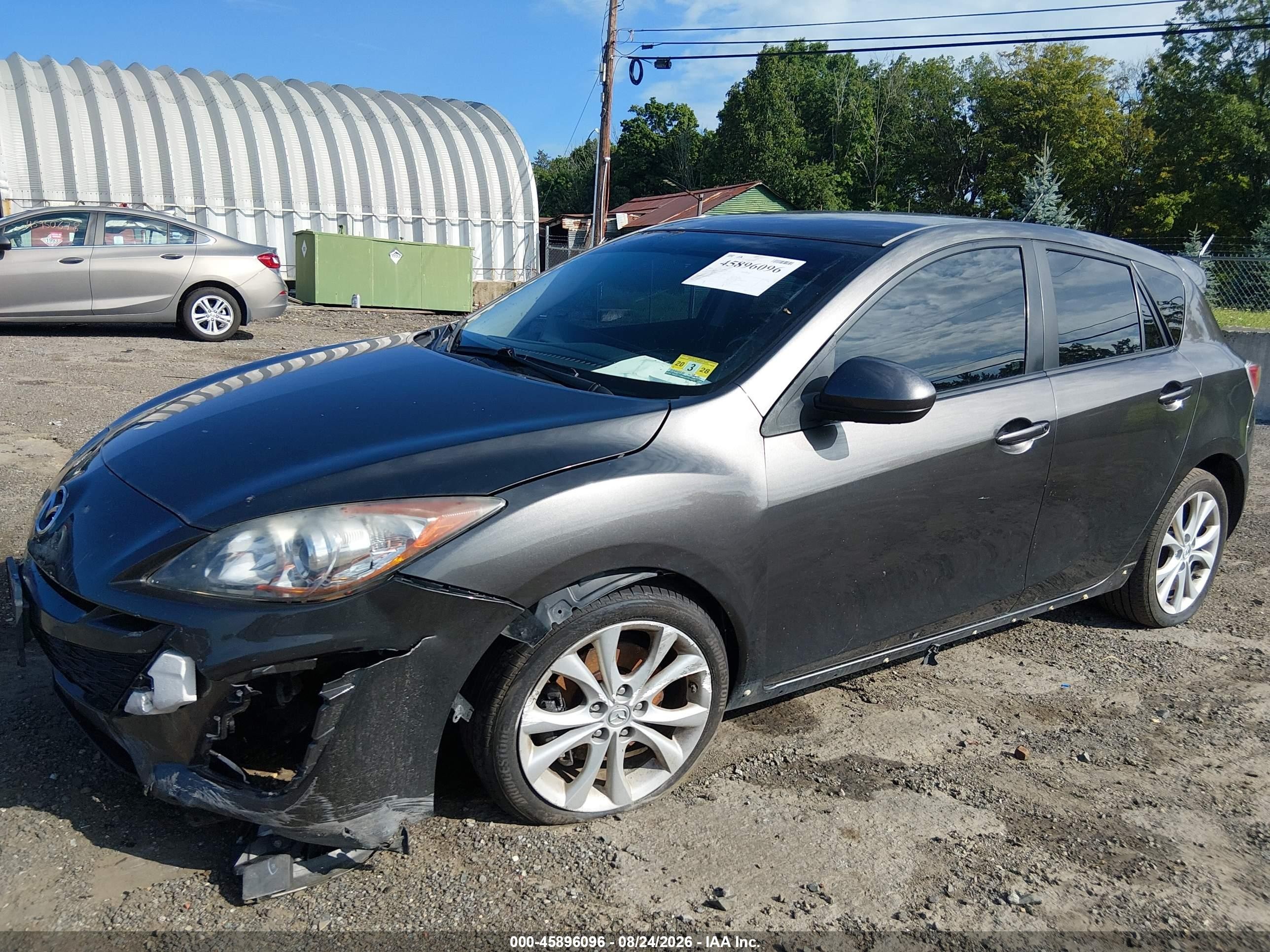 2010 Mazda Mazda3 S Sport Gray vin: JM1BL1H68A1242268