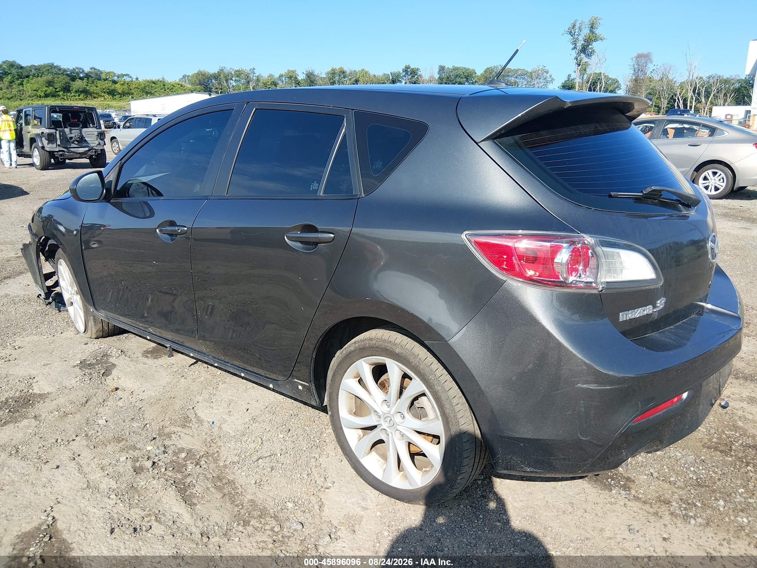2010 Mazda Mazda3 S Sport Gray vin: JM1BL1H68A1242268