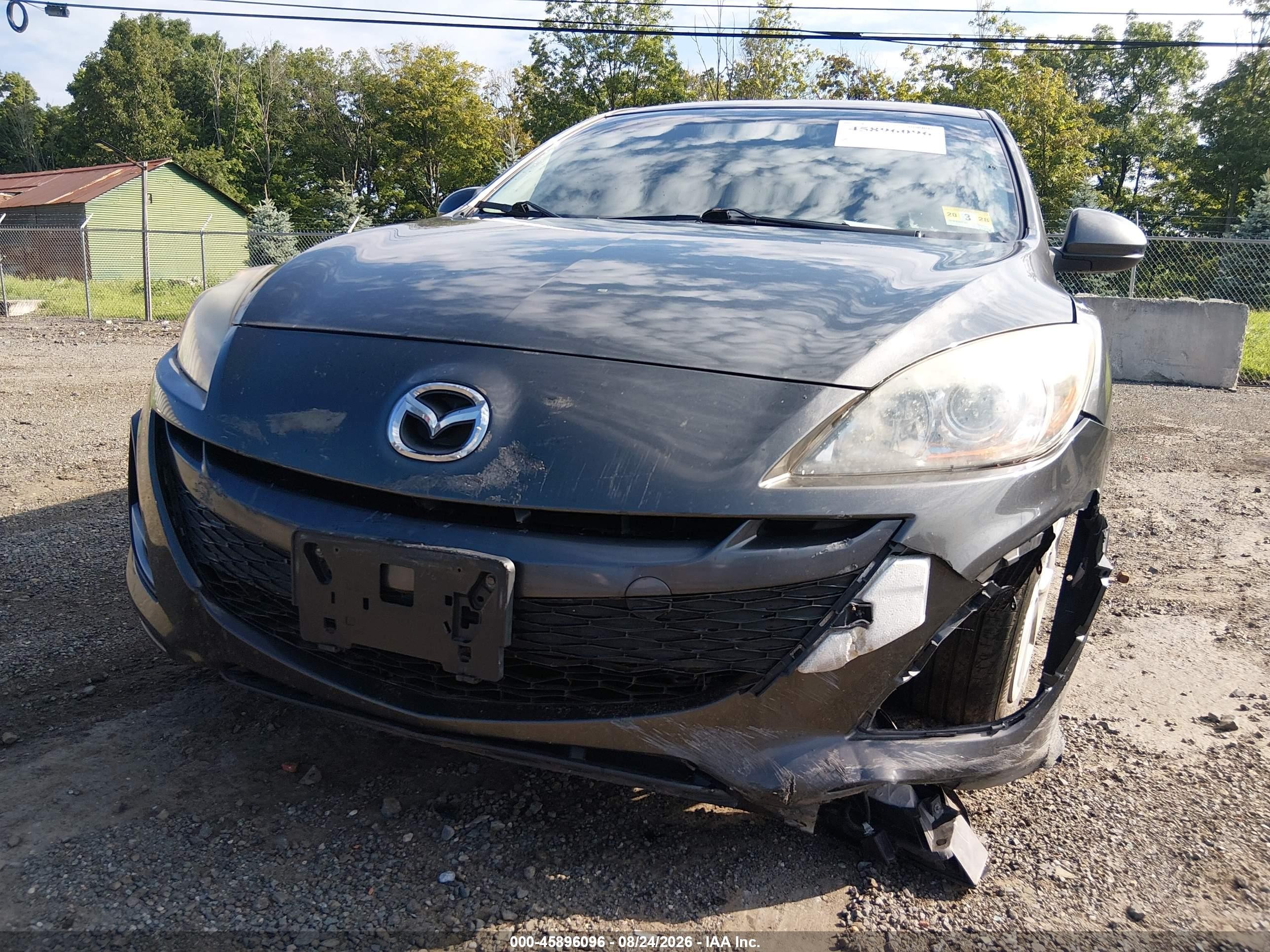 2010 Mazda Mazda3 S Sport Gray vin: JM1BL1H68A1242268
