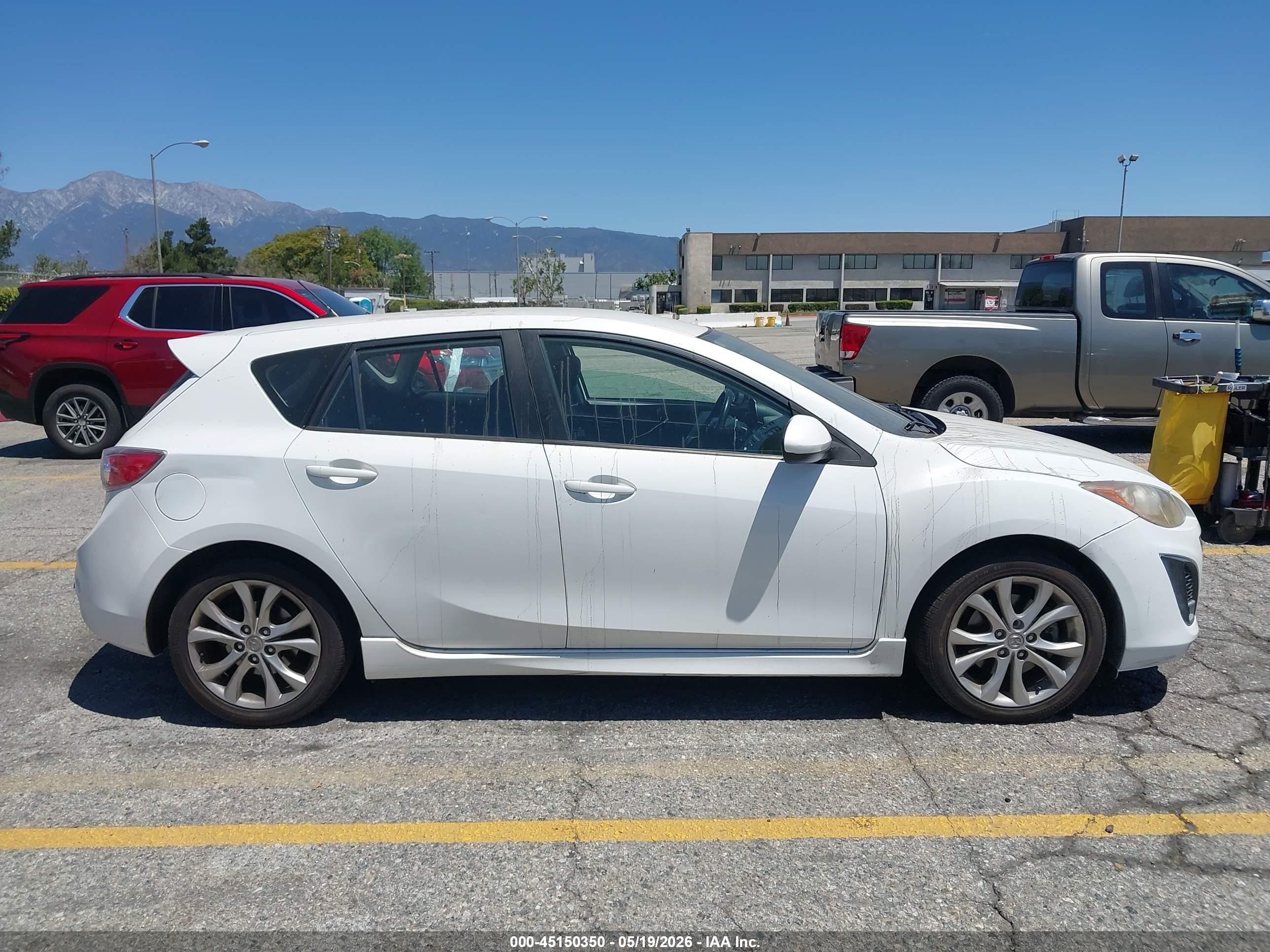 2010 Mazda Mazda3 S Sport White vin: JM1BL1H68A1341933