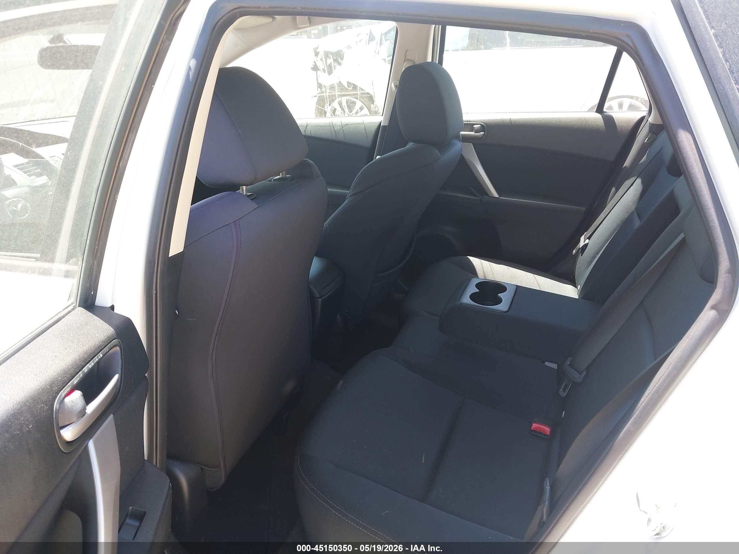 2010 Mazda Mazda3 S Sport White vin: JM1BL1H68A1341933